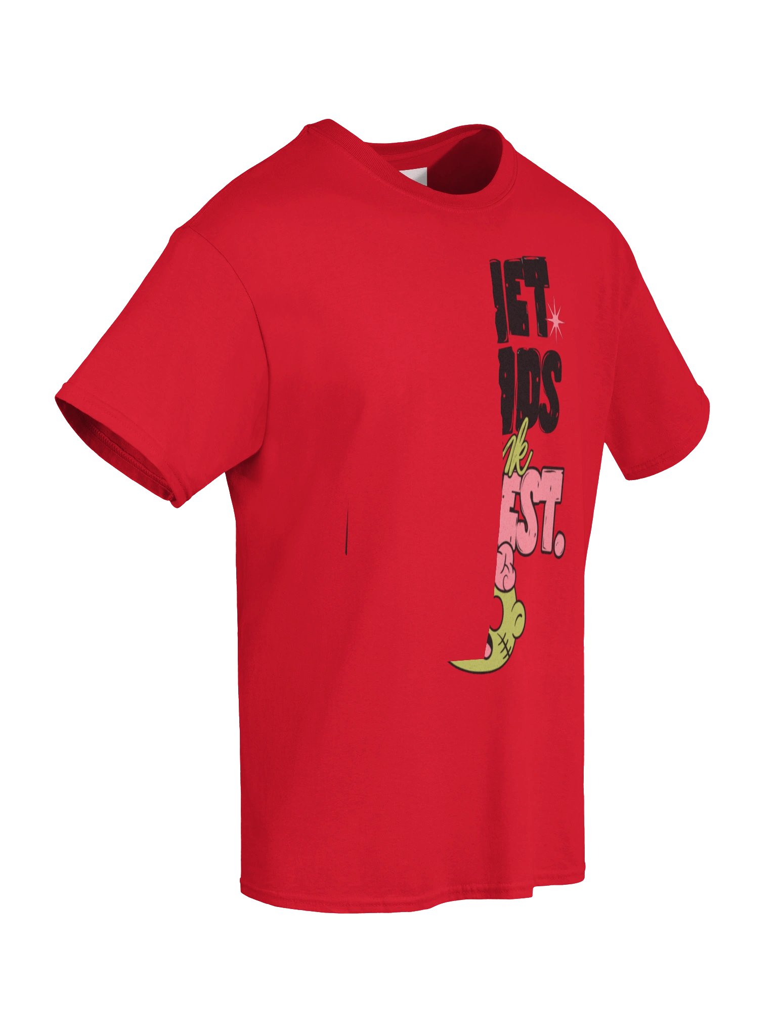 "Quiet Minds Think Loudest" T-Shirt – Red Oversized Graphic Tee product image (6)