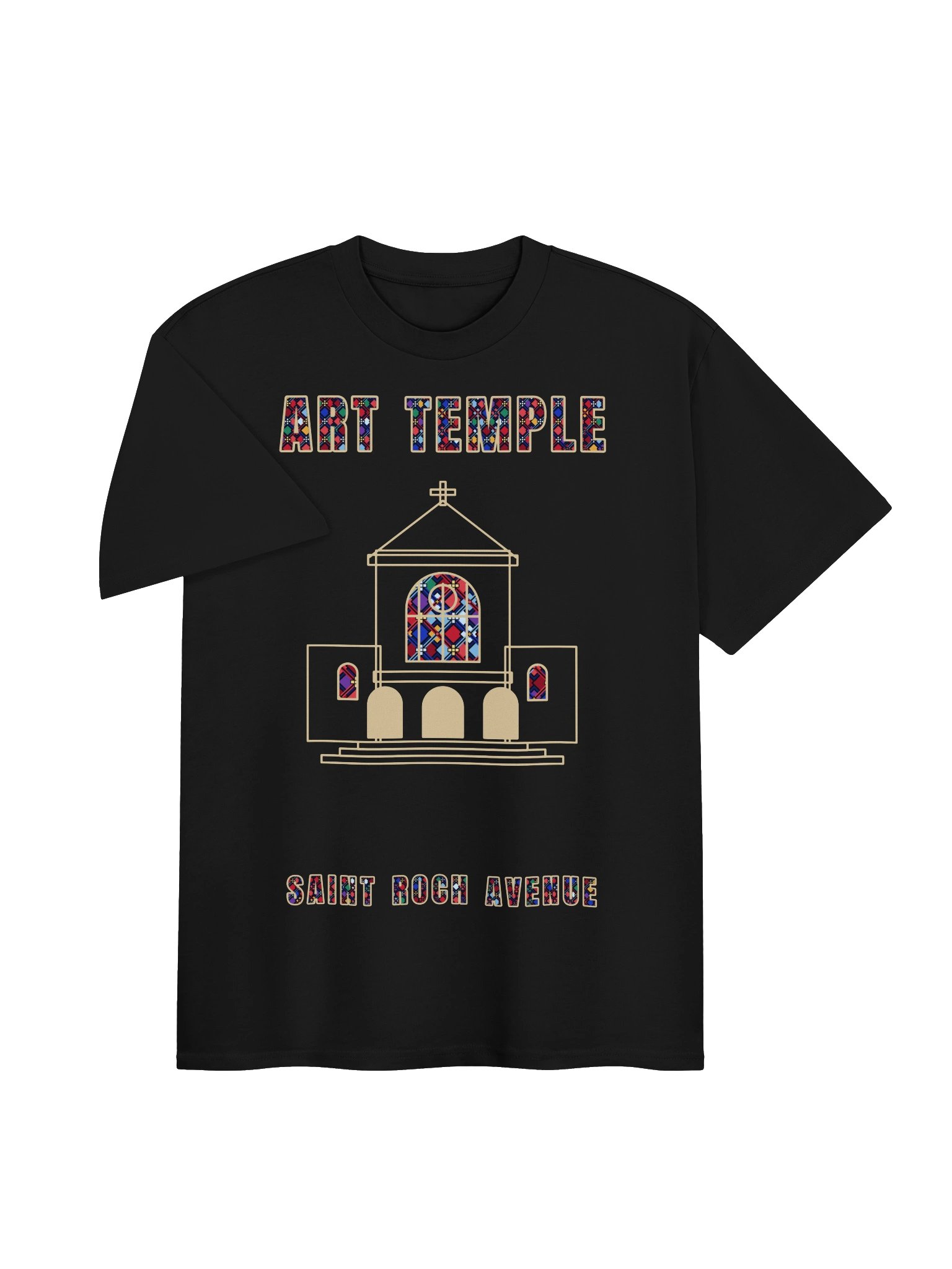 504 — Art Temple · Tee · Black product image (3)