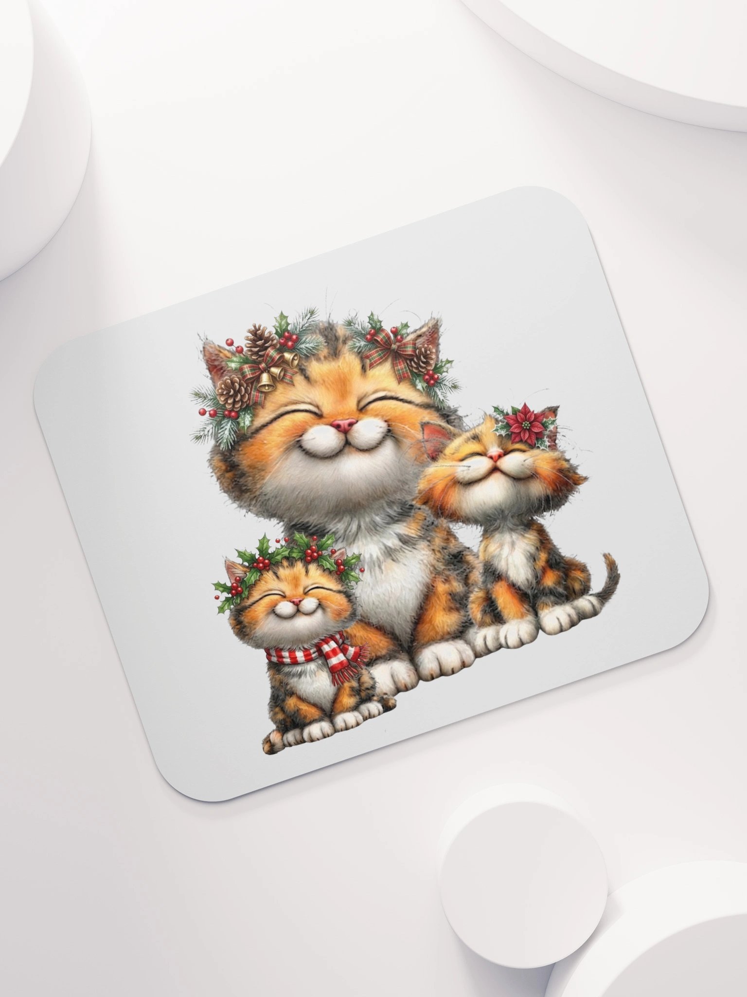 Christmas Cats Mouse Pad product image (7)