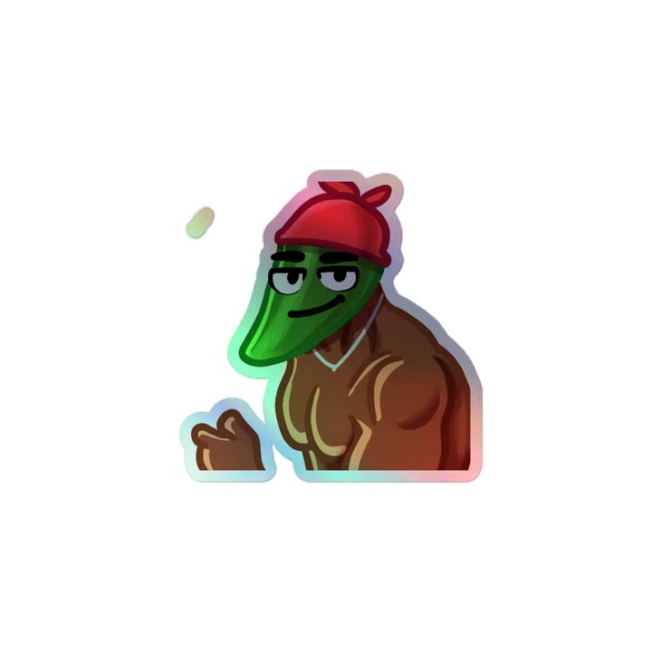 PepperRicardo Holographic Sticker product image (1)