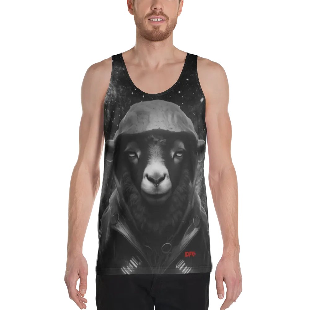 IDFKtv Black Sheep Full B/W Tank Top product image (6)
