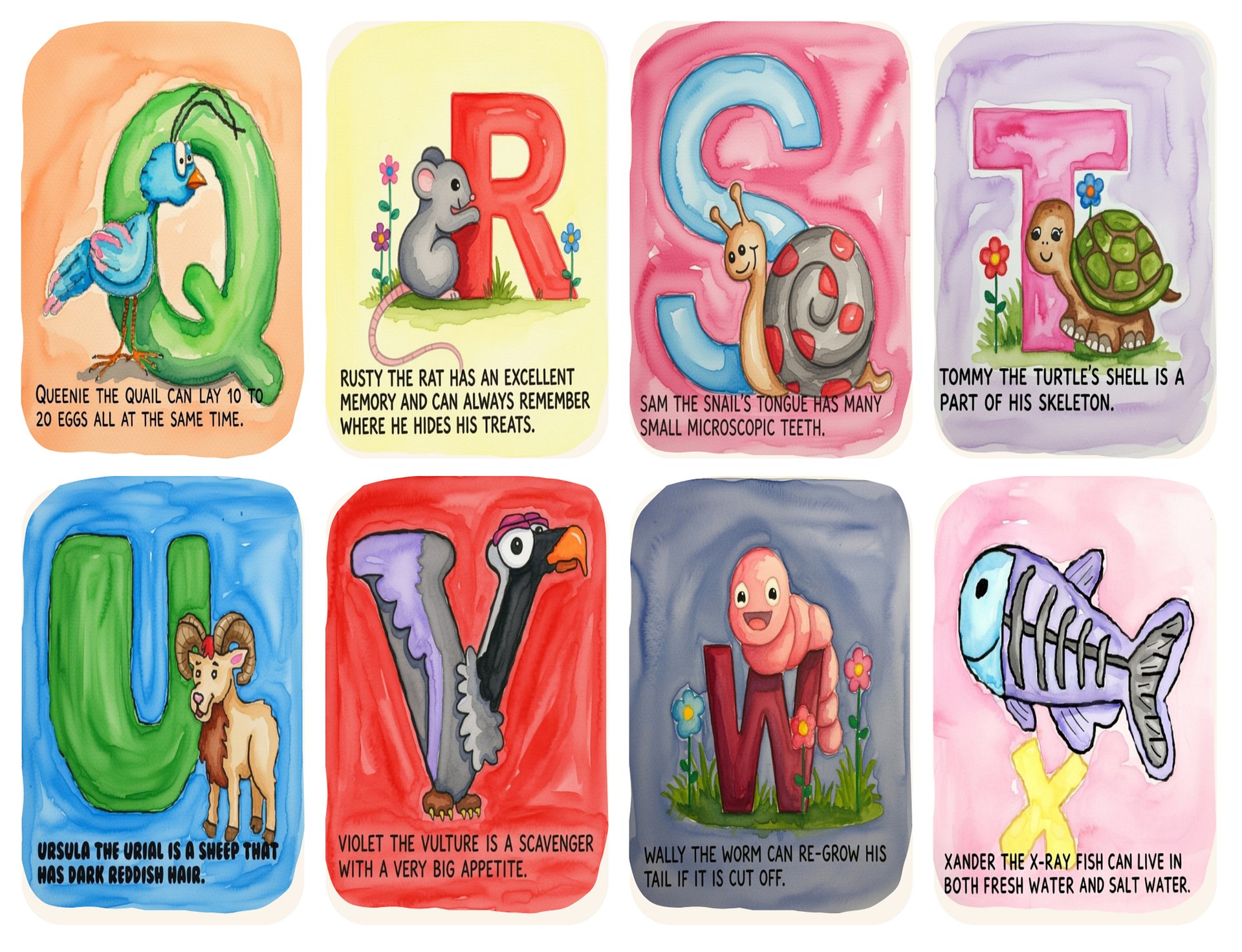 Fun Learning Animal ABCs – A to Z Flash Cards for Kids Ages 3–8 product image (5)