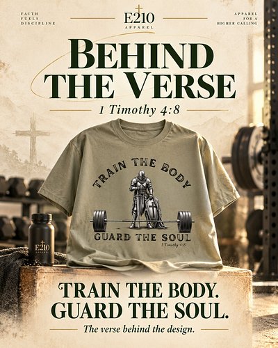 BEHIND THE VERSE — 1 TIMOTHY 4:8

This one is personal for me.

For years, the gym was one of the main ways I handled stress,...