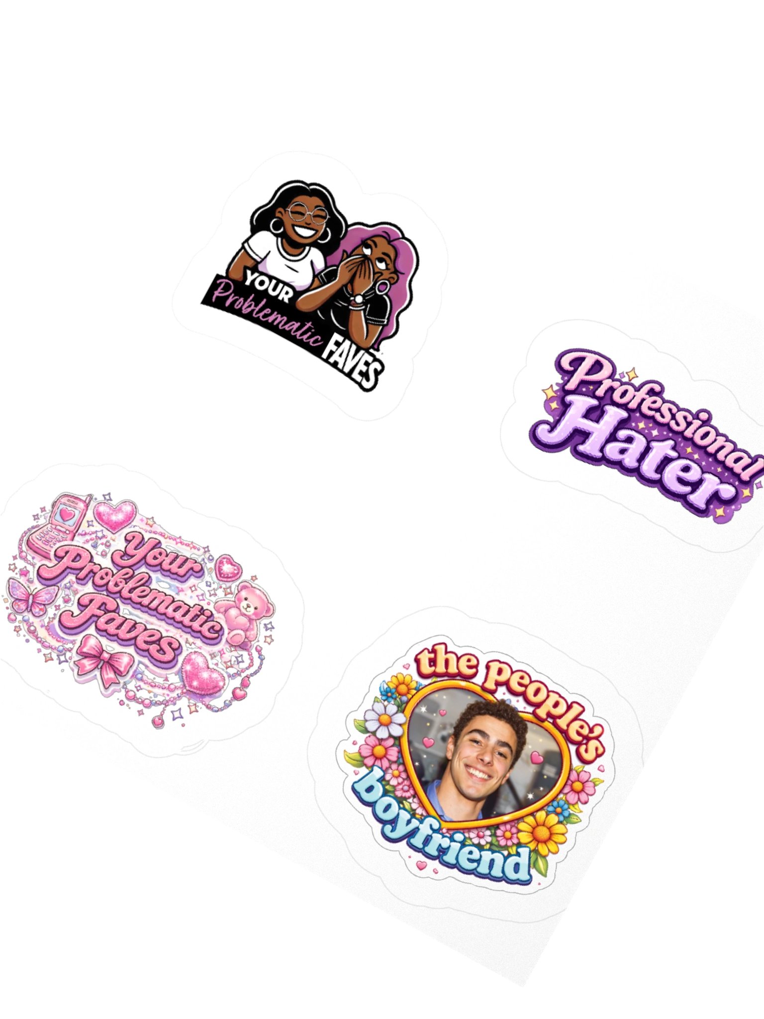 Your Problematic Stickers - Set of 4 product image (2)