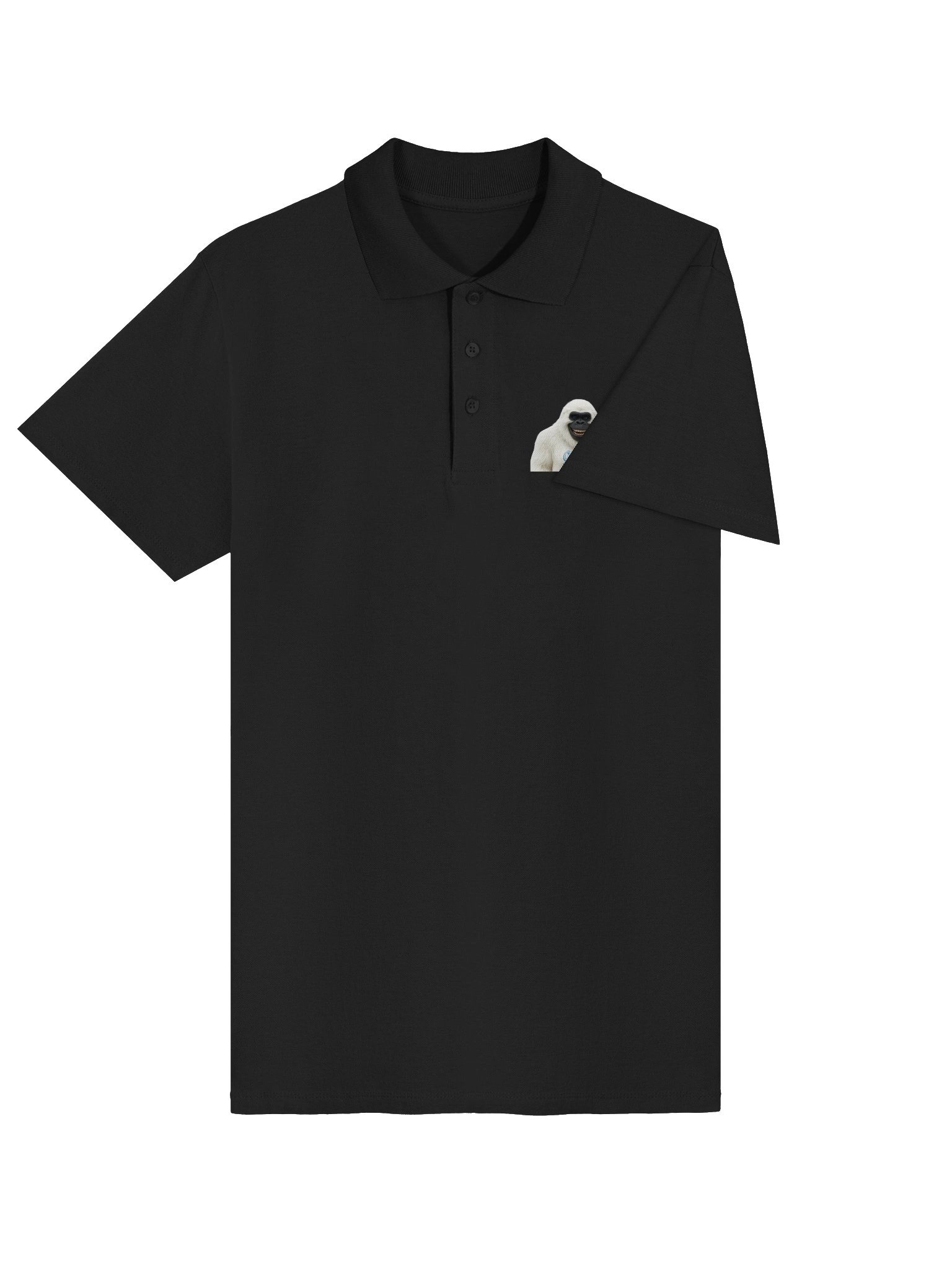 Smiling Yeti Cartoon Premium Polo product image (13)