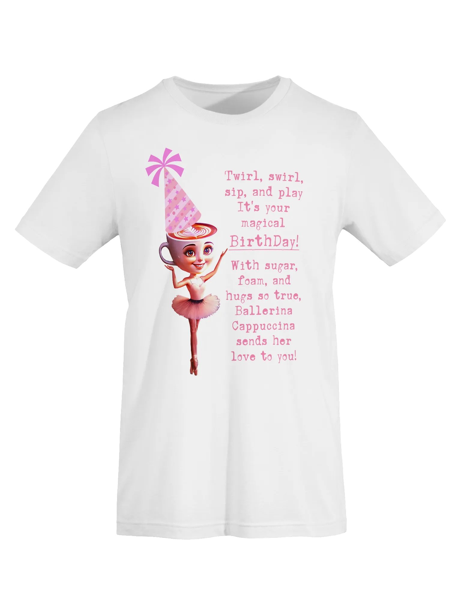 Ballerina Cappuccina Birthday T-Shirt product image (4)