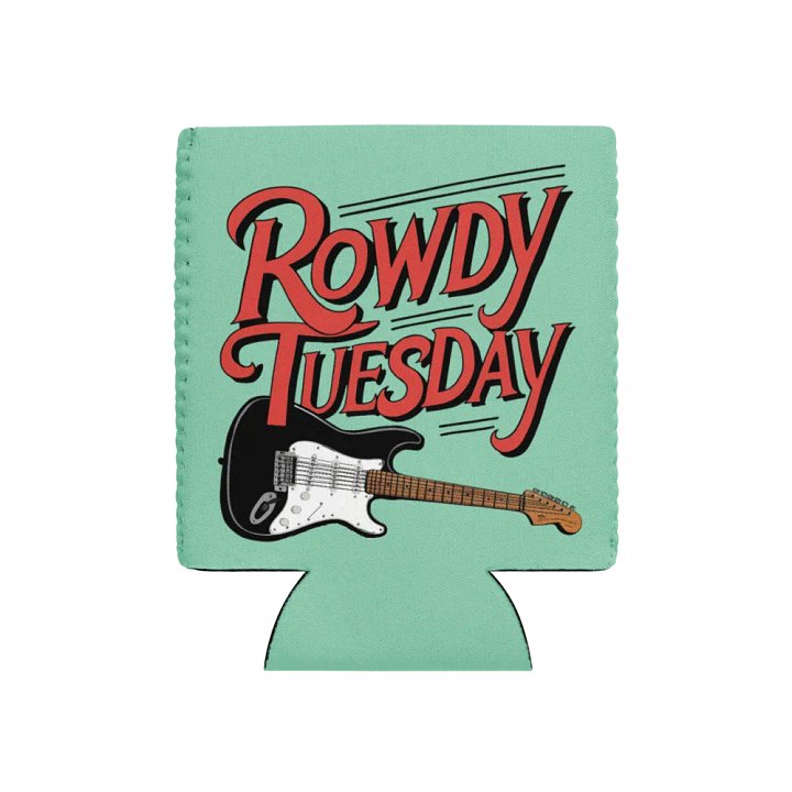 Rowdy Tuesday - Can Koozie product image (1)