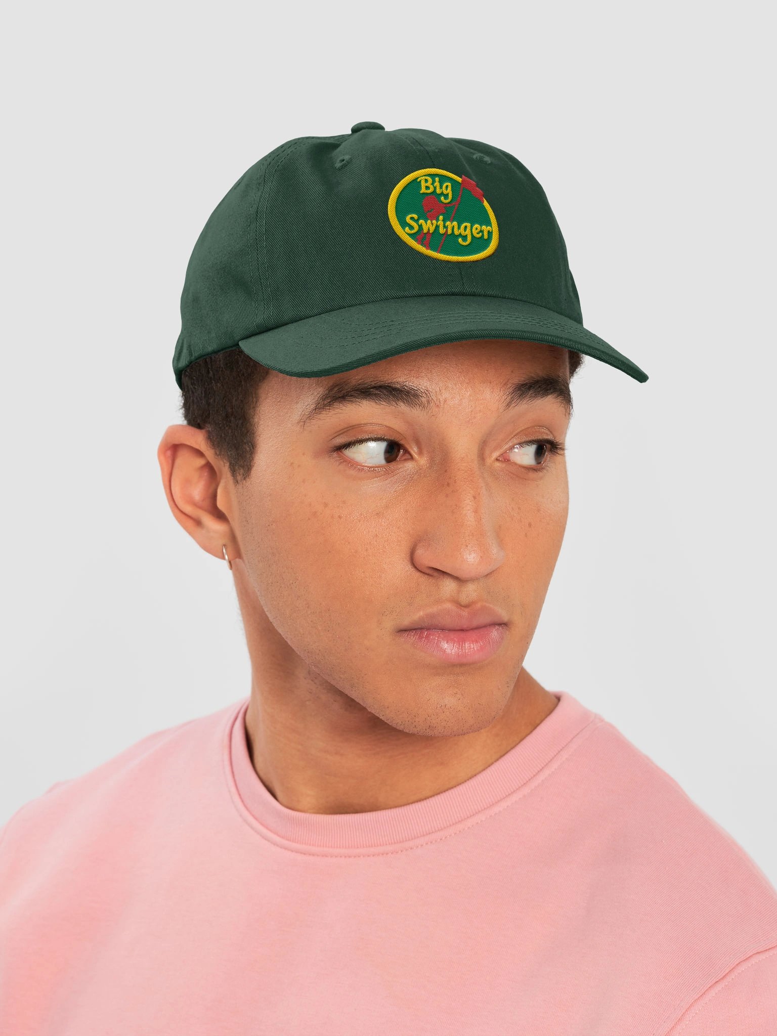 TITS GOLF BIG SWINGER White Dad Hat v2 product image (14)