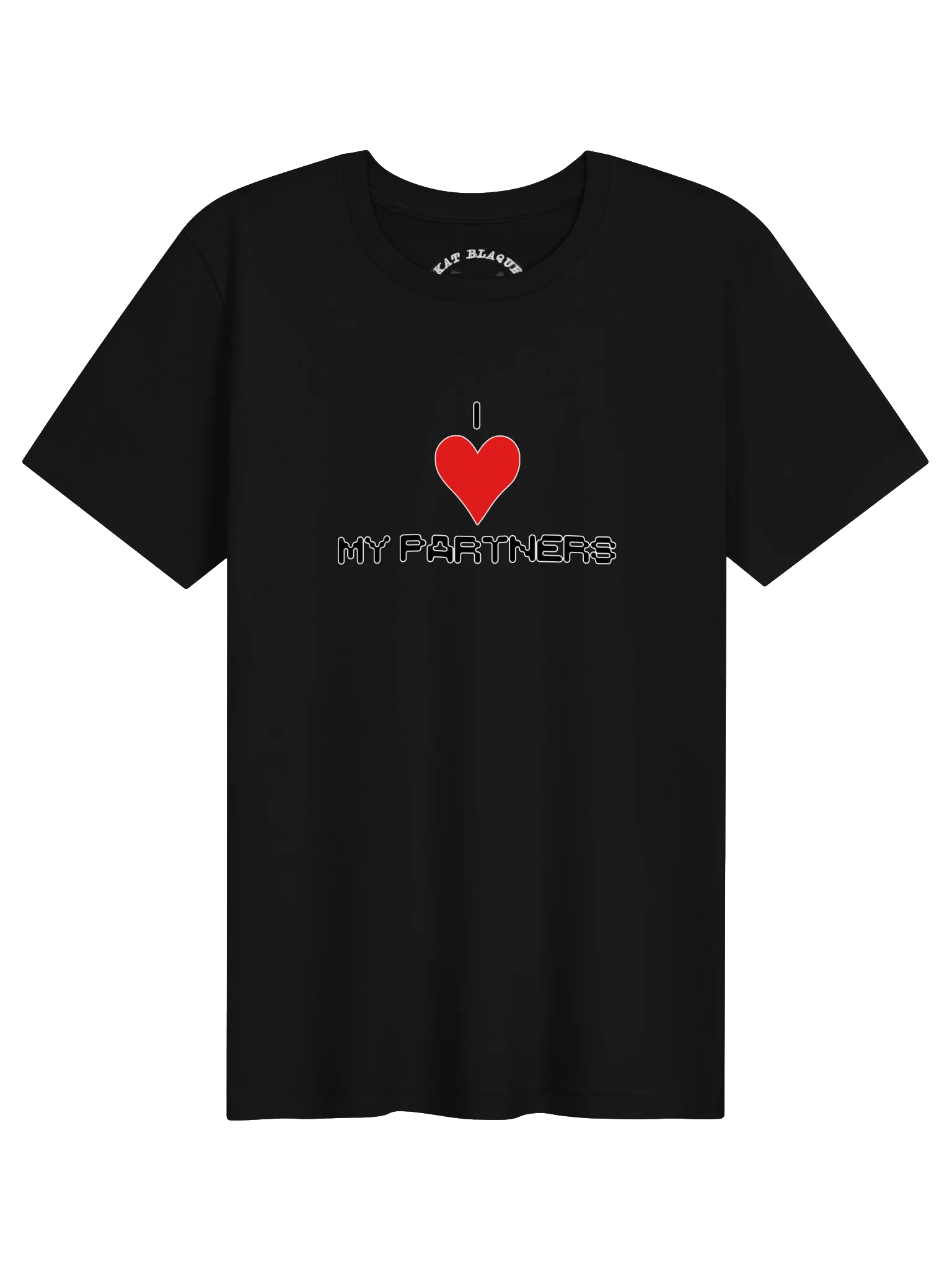 I Love My Partners Super Soft Black Ink Tee product image (1)