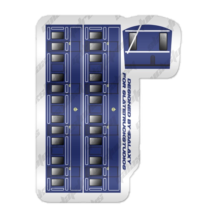 ERTL “Caledonian Blue Passenger Coaches” Sticker Set product image (1)