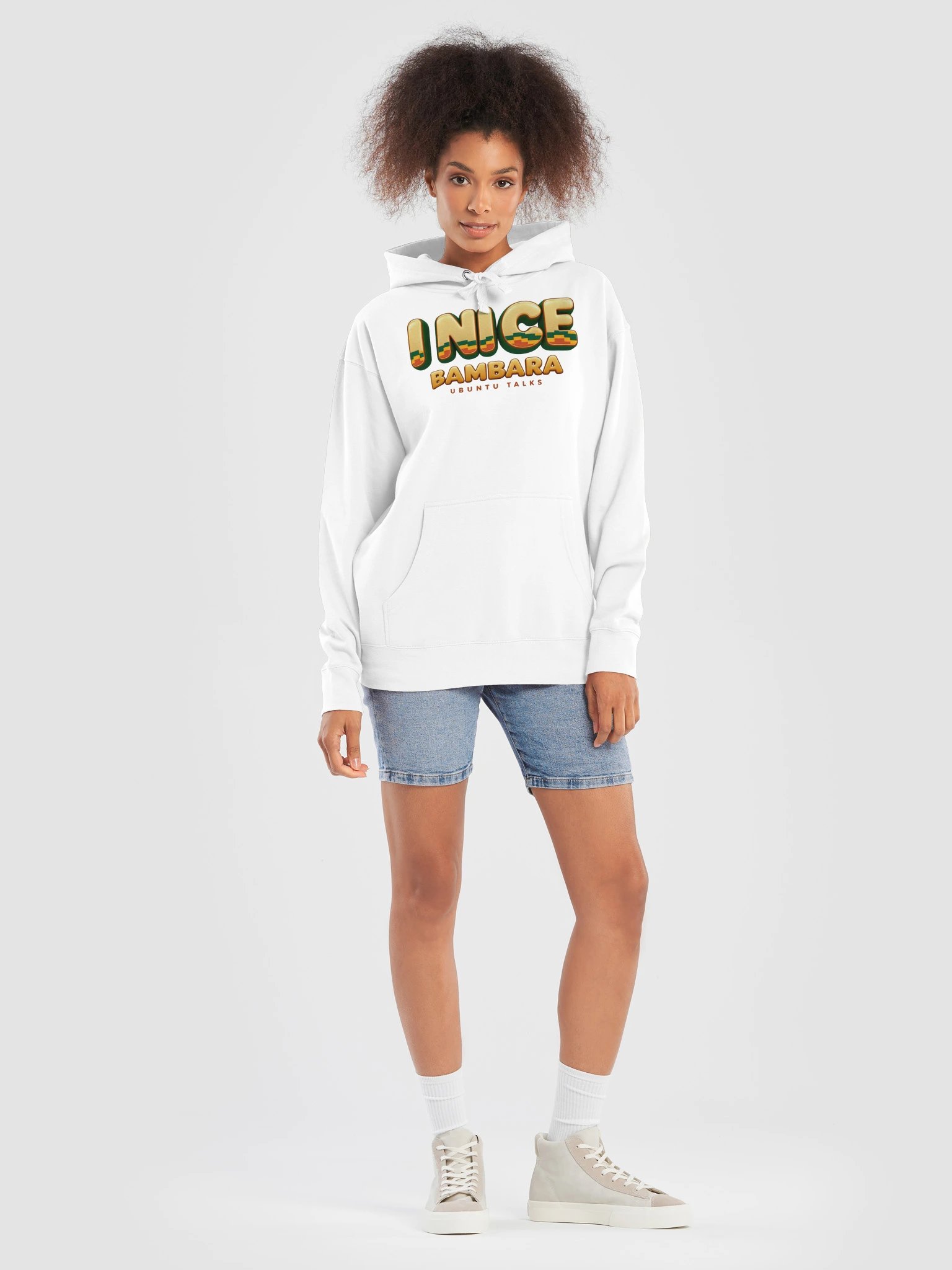 Ubuntu Talks Heritage — I NI CE | Bambara Premium Hoodie product image (13)