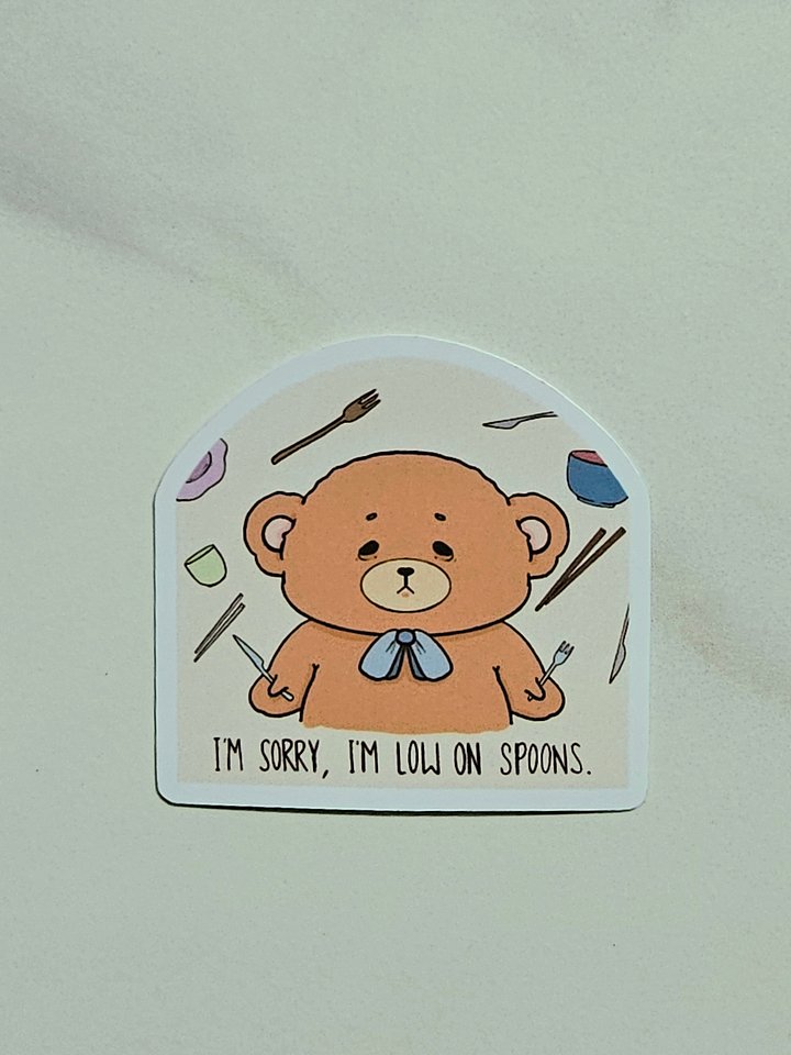 Spoonie: Vinyl Sticker product image (1)
