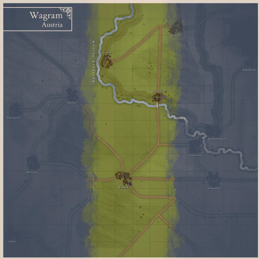 Wagram battle map. product image (2)