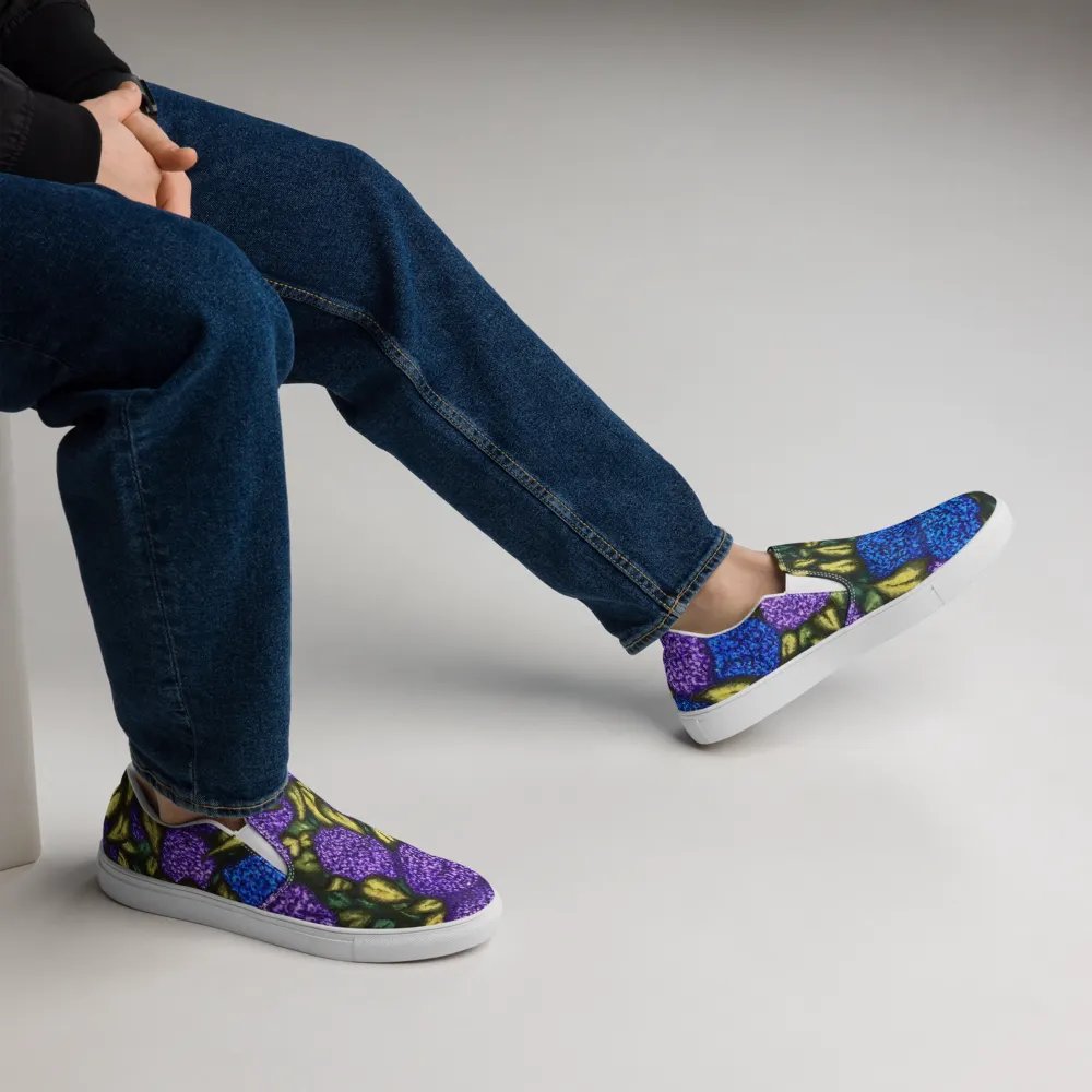 HYDRANGEAS men's slip-on canvas shoes product image (12)