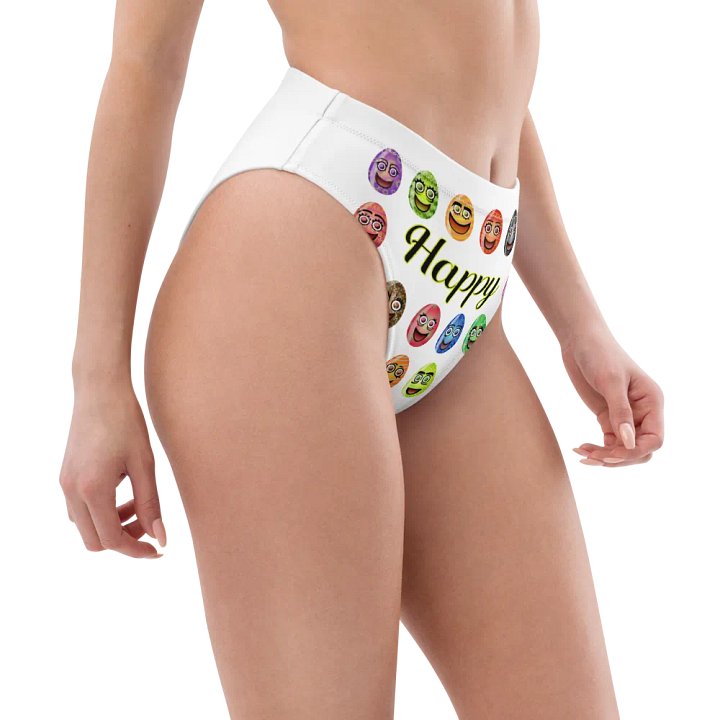 Happy Emoji All-Over Print Bikini Bottoms product image (2)