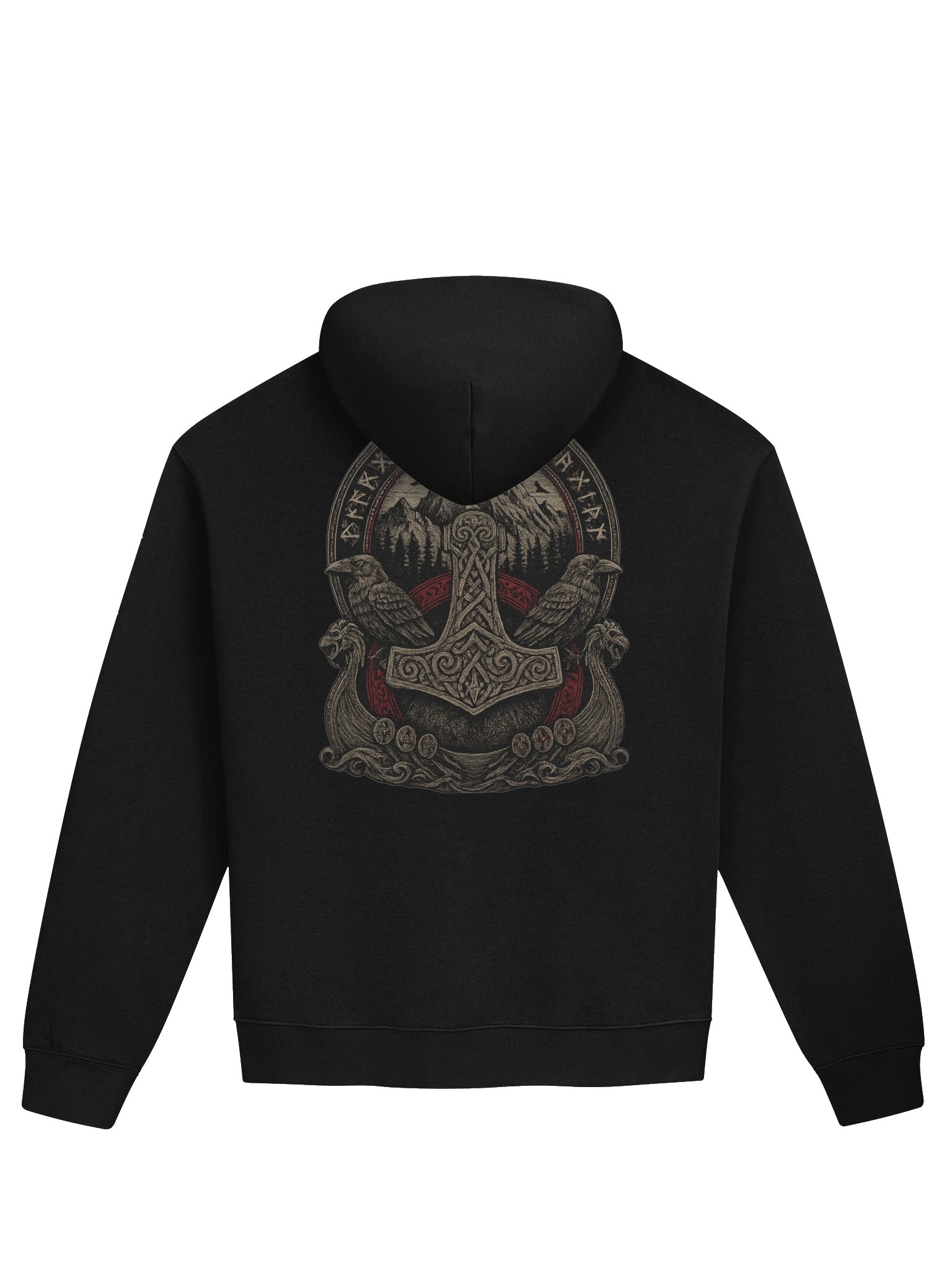 Mjǫllnir Oversized Hoodie Logo product image (8)
