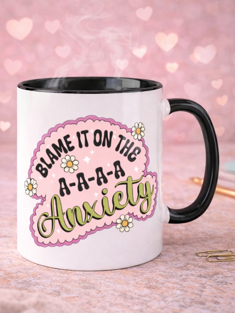 Blame It on the Anxiety Ceramic Mug product image (1)