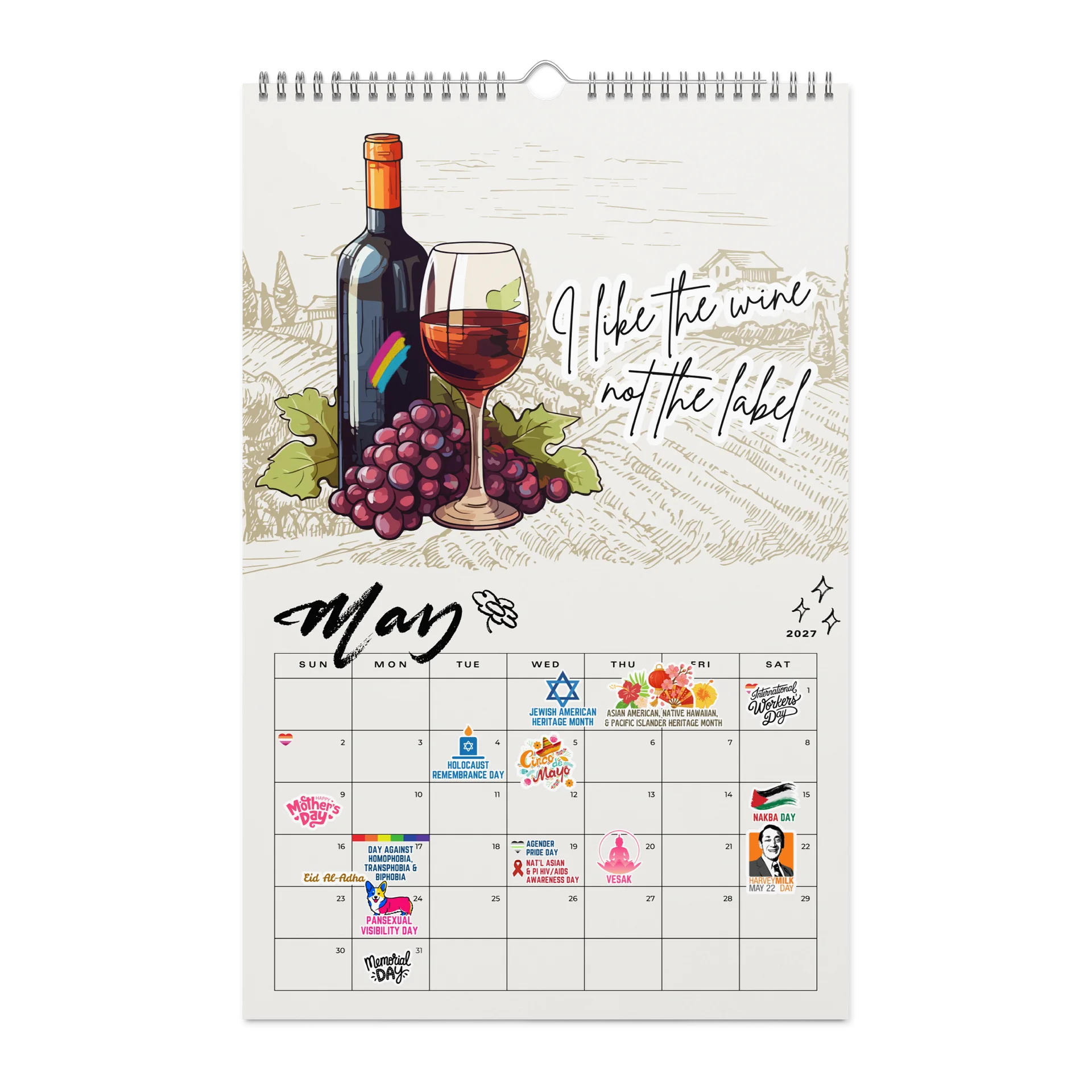2027 LGBTQ+ & Cultural Awareness Calendar product image (5)