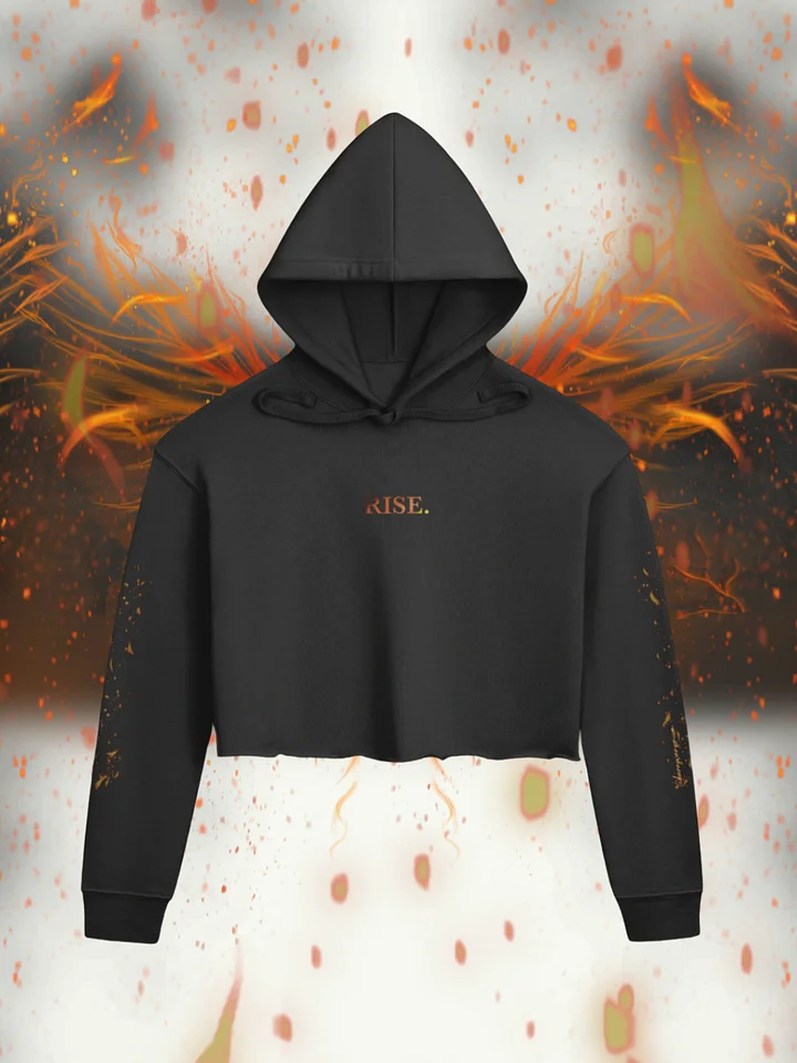 "RISE" Cropped Hoodie [Street Team] product image (2)