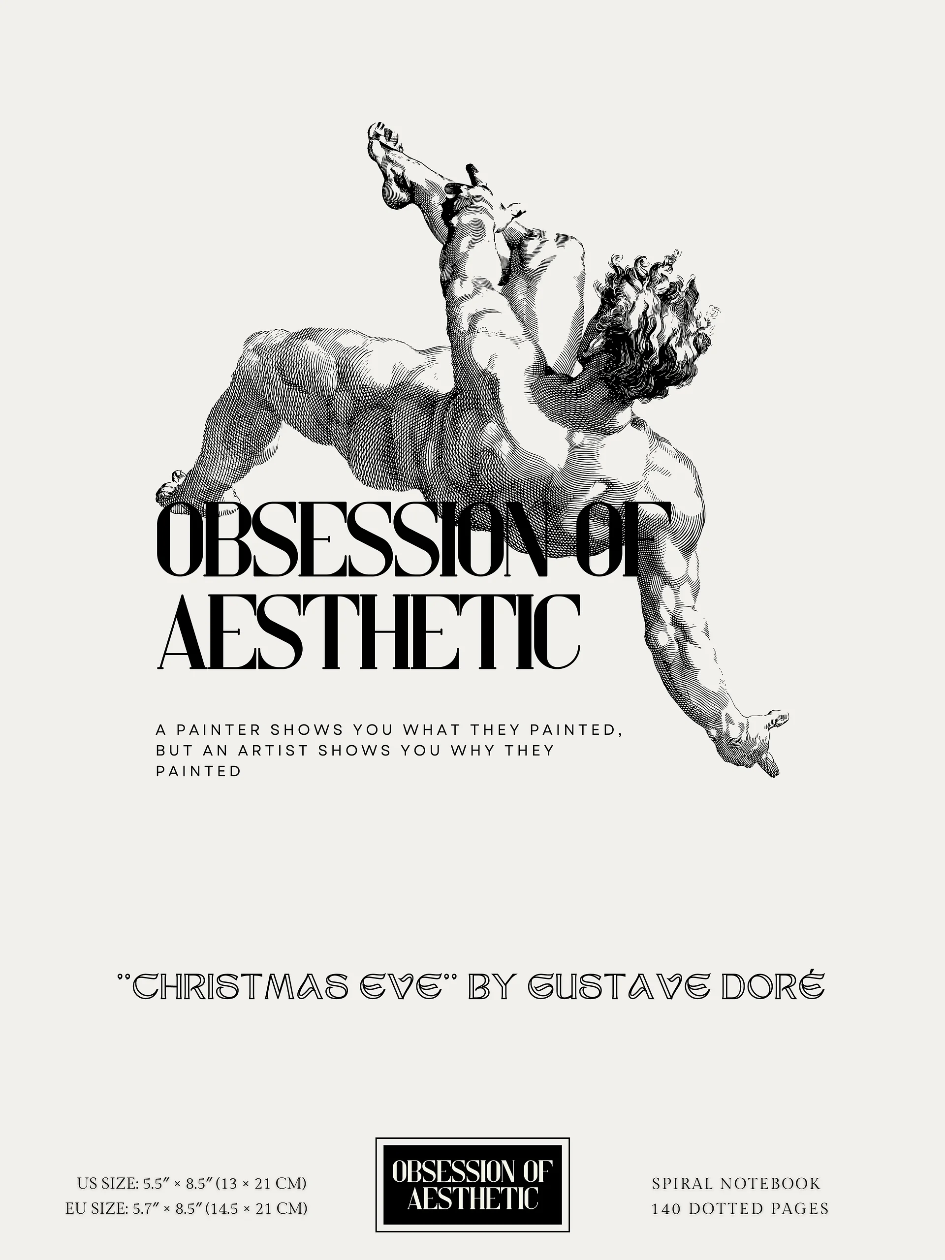 ''Christmas Eve'' by Gustave Doré Spiral Notebook product image (3)