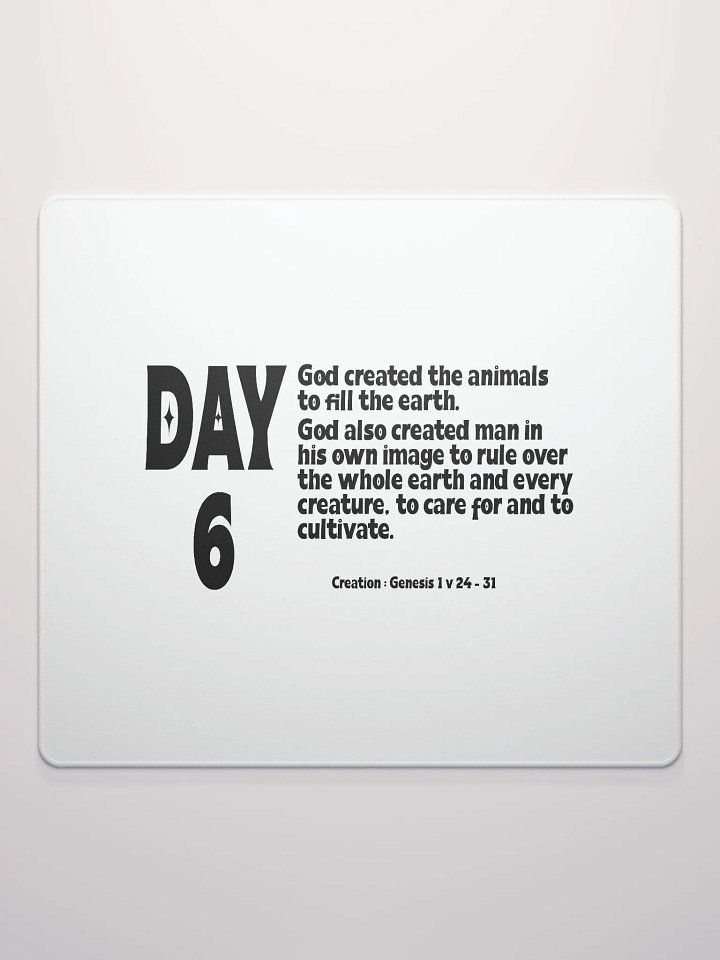 CREATION: DAY 6 Christian, Jesus, faith, God, Bible, Christianity, Jesus Christ, religion, Bible Verse, Love product image (3)