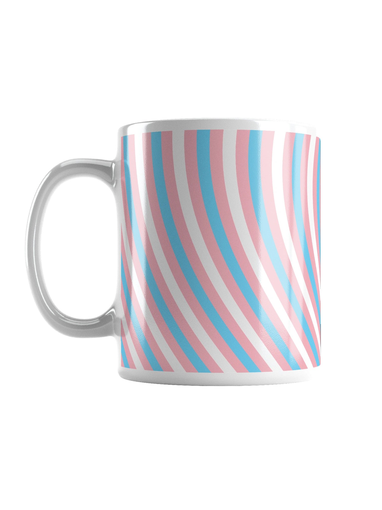 Trans Pride Hearts Mug (Left-handed) product image (2)