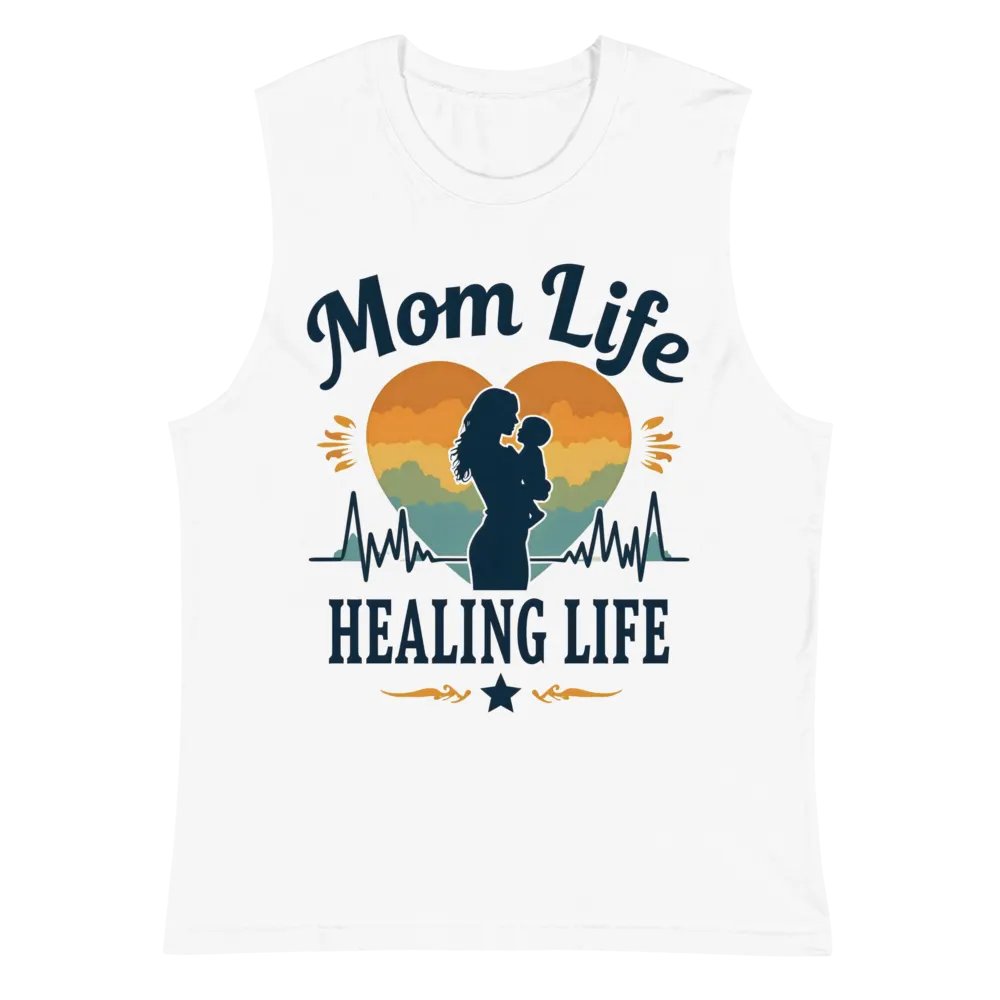 Healing Life Mom Life Muscle Tank product image (2)