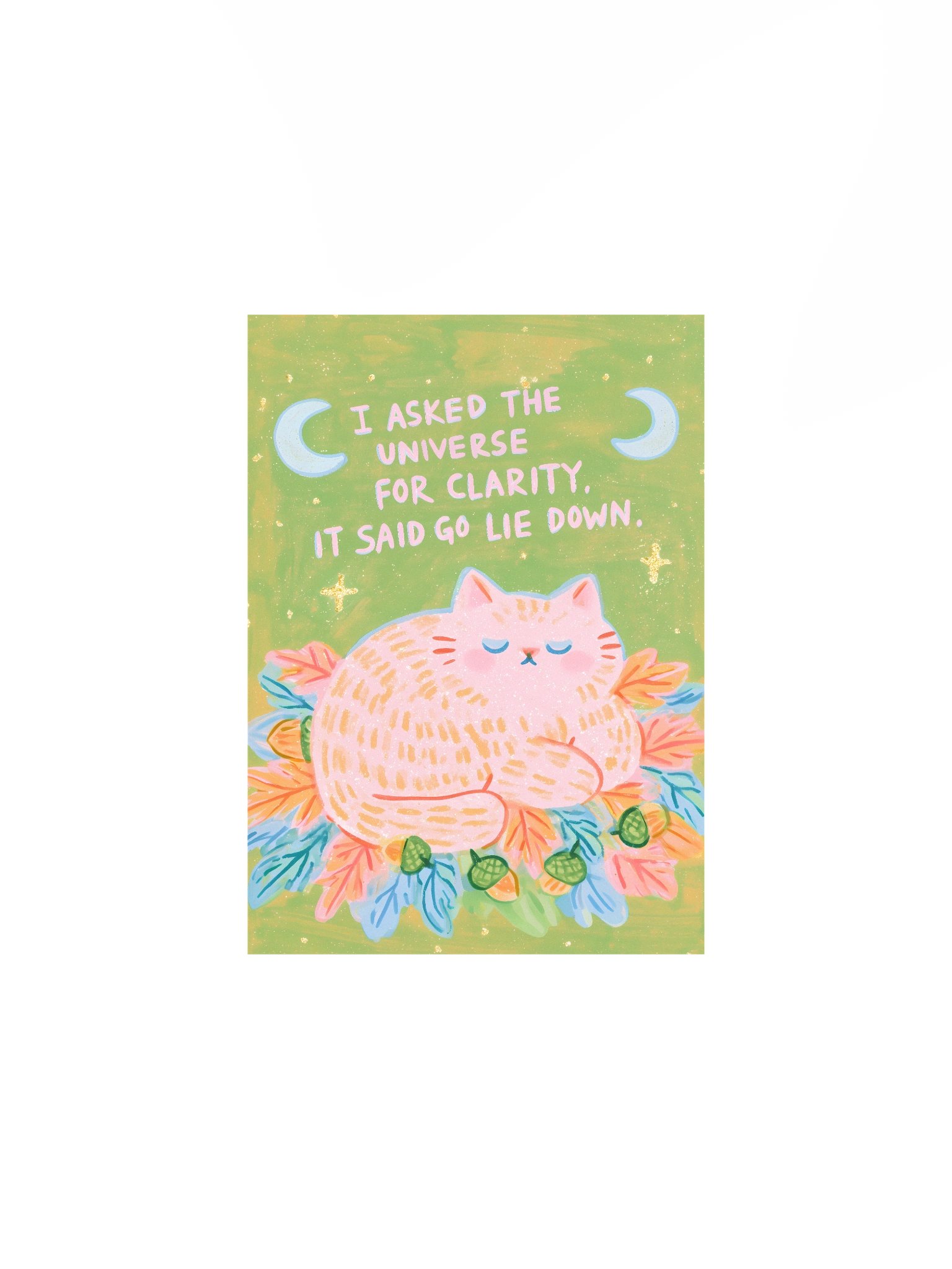 Go Lie Down Cat Poster product image (3)