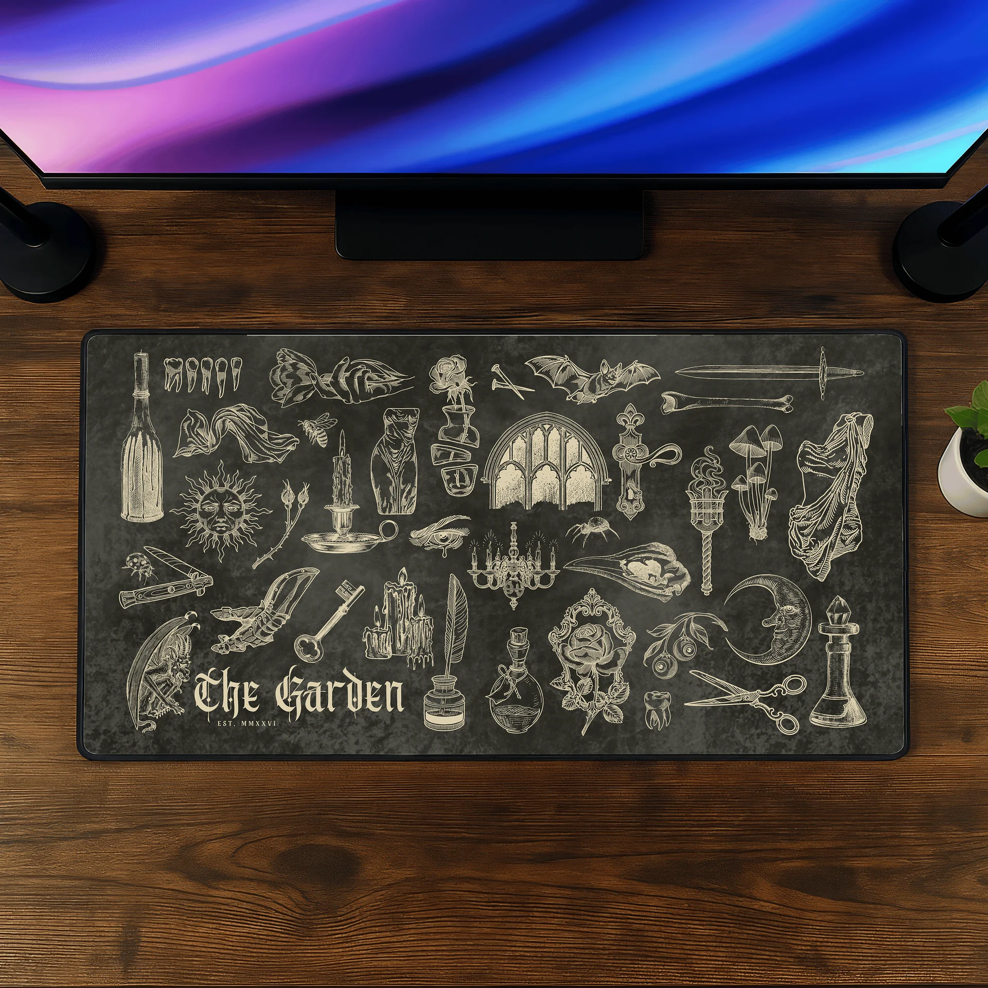 Garden Relics Desk Mat product image (2)