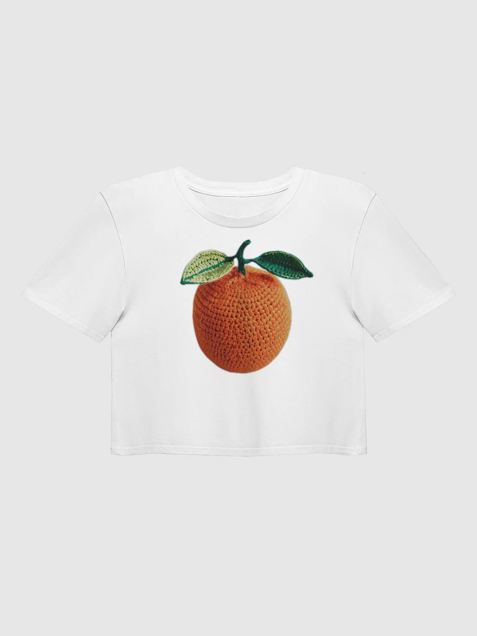 CozyAvocado Women's Premium Orange Crop Top #8 product image (1)