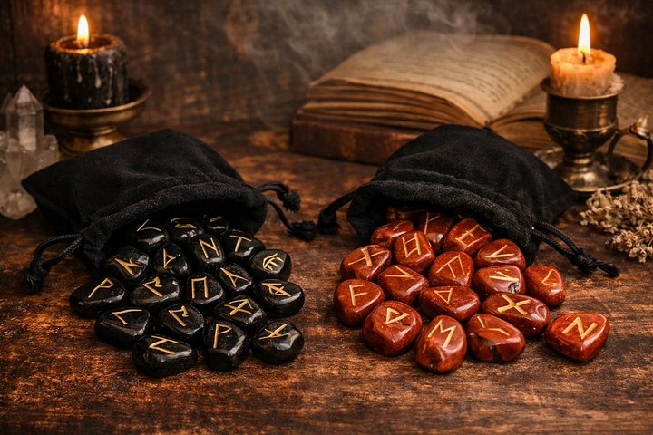 Jasper Rune Stones — Divination Set product image (1)