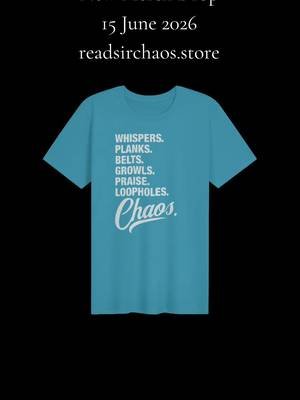 More chaos has come to you, enjoy the new collections coming out on Monday at readsirchaos.store #merch #readsirchaos #sirchaos 