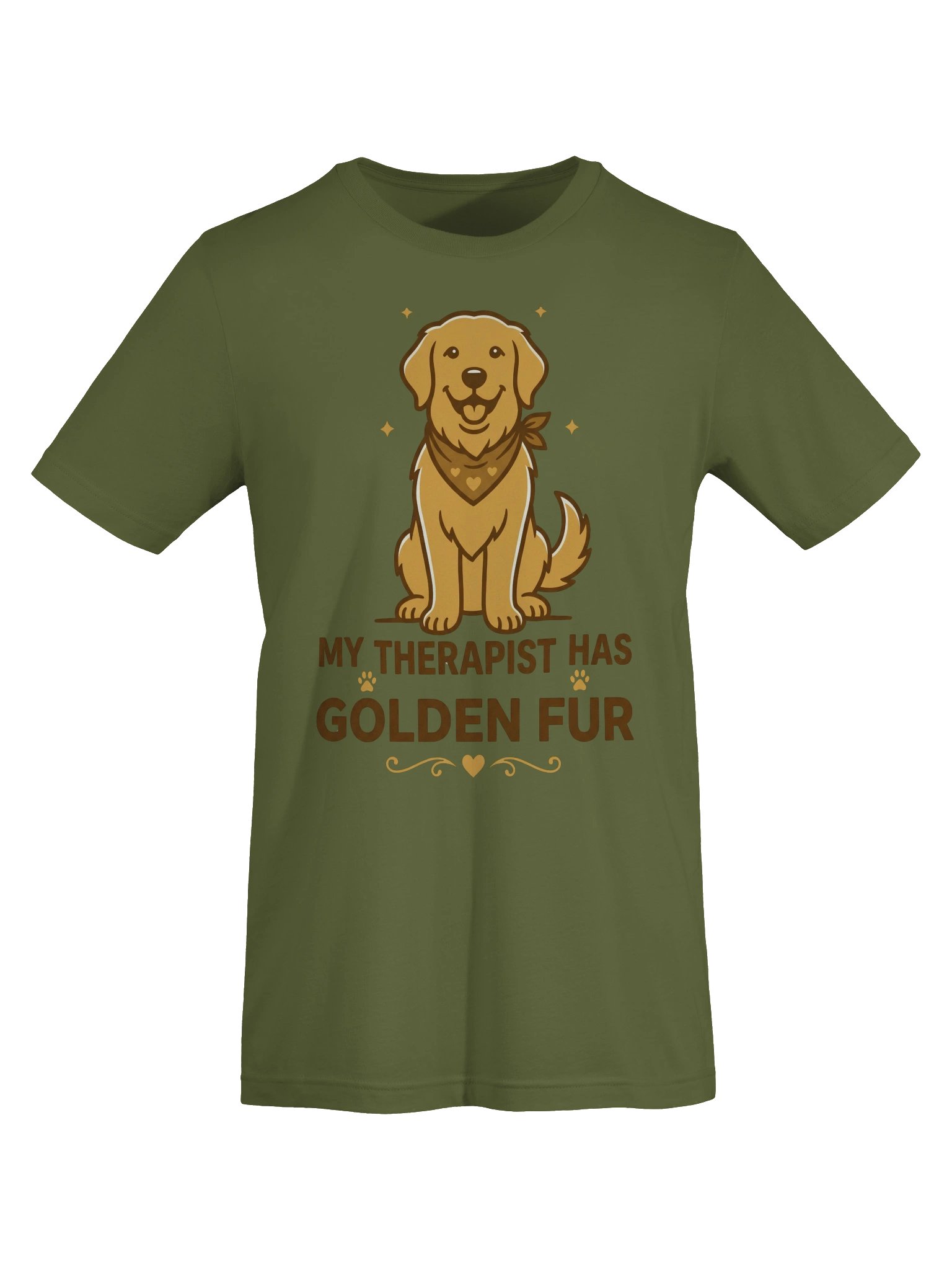 MY THERAPIST HAS GOLDEN FUR T-SHIRT product image (29)