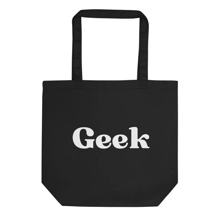 Geek tote bag (retro) product image (1)