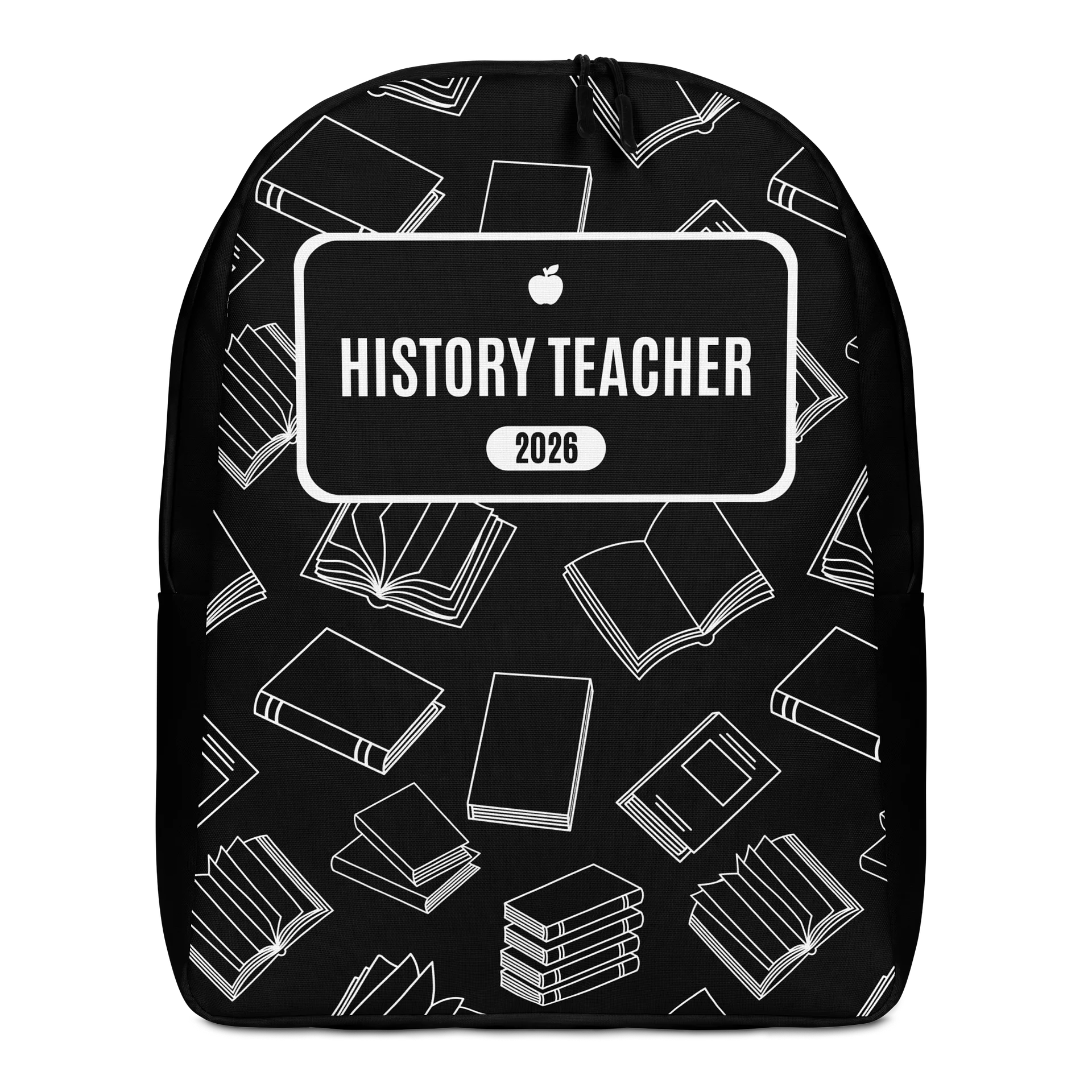 History Teacher Backpack - Back to School Book Pattern Bag, Teacher Gift 2026 product image (1)