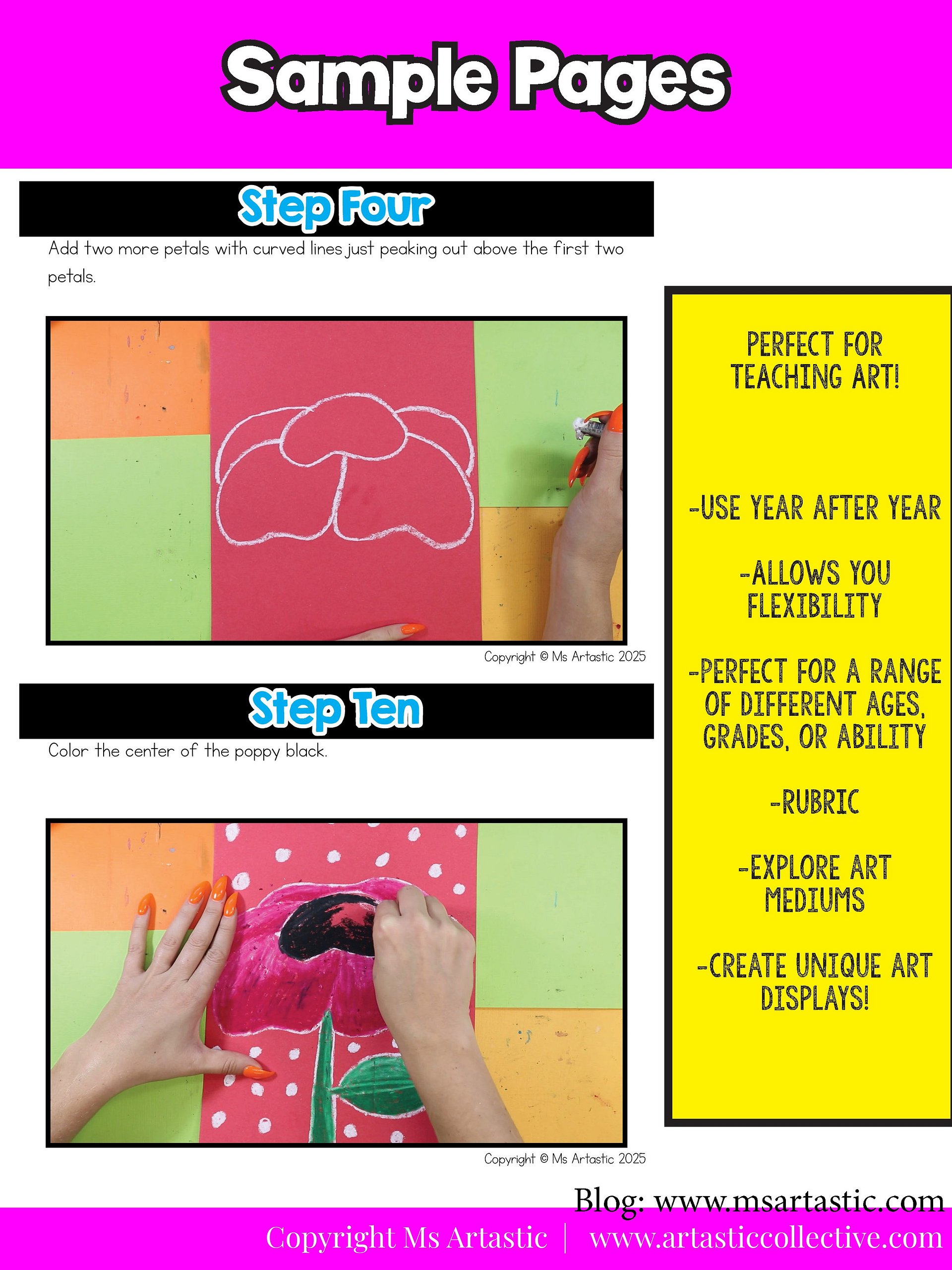 Poppy Art Lesson Remembrance Day Art Memorial Day Art Project Writing Reading product image (7)