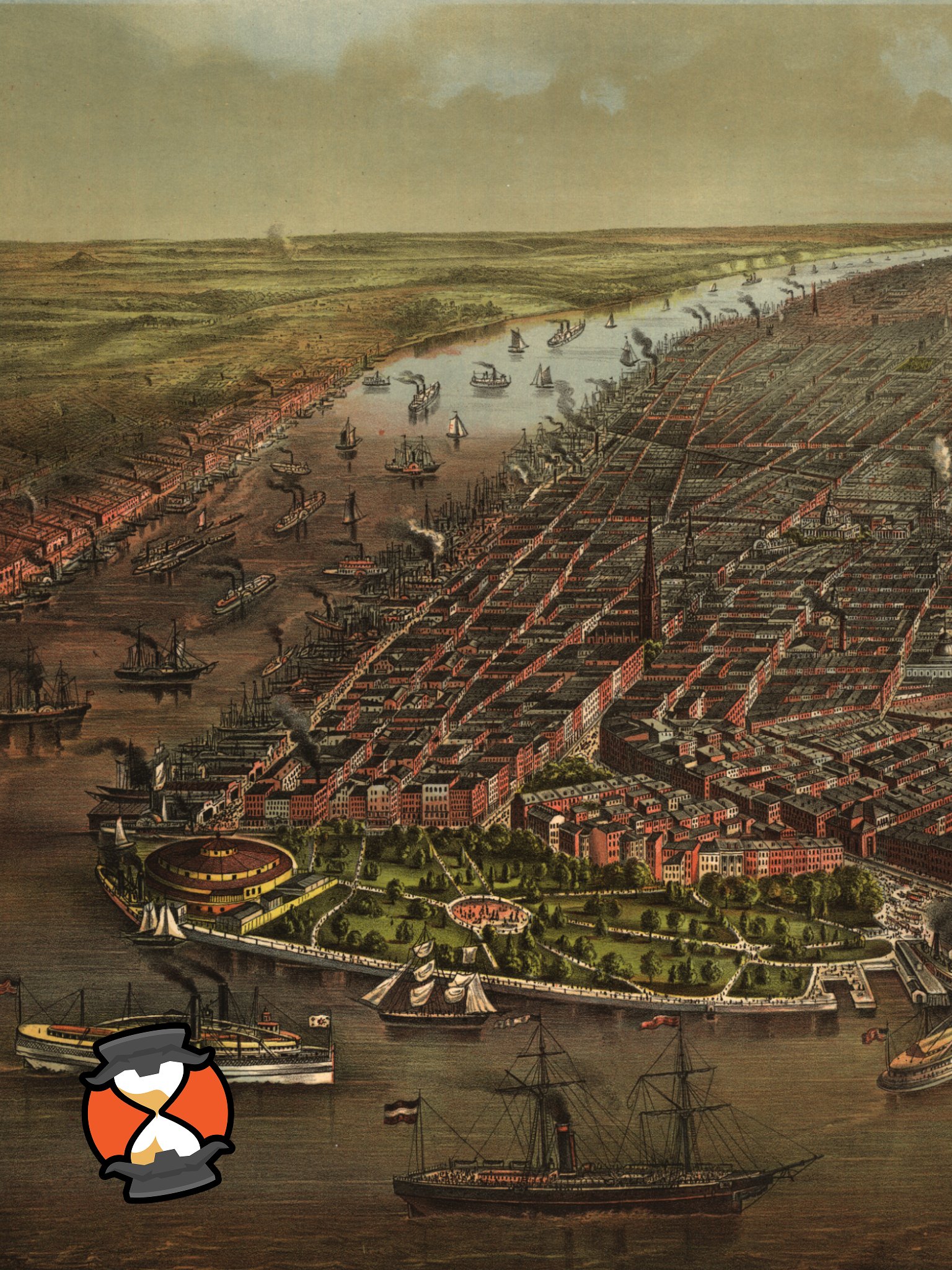New York City 1878 (Canvas Print) product image (2)