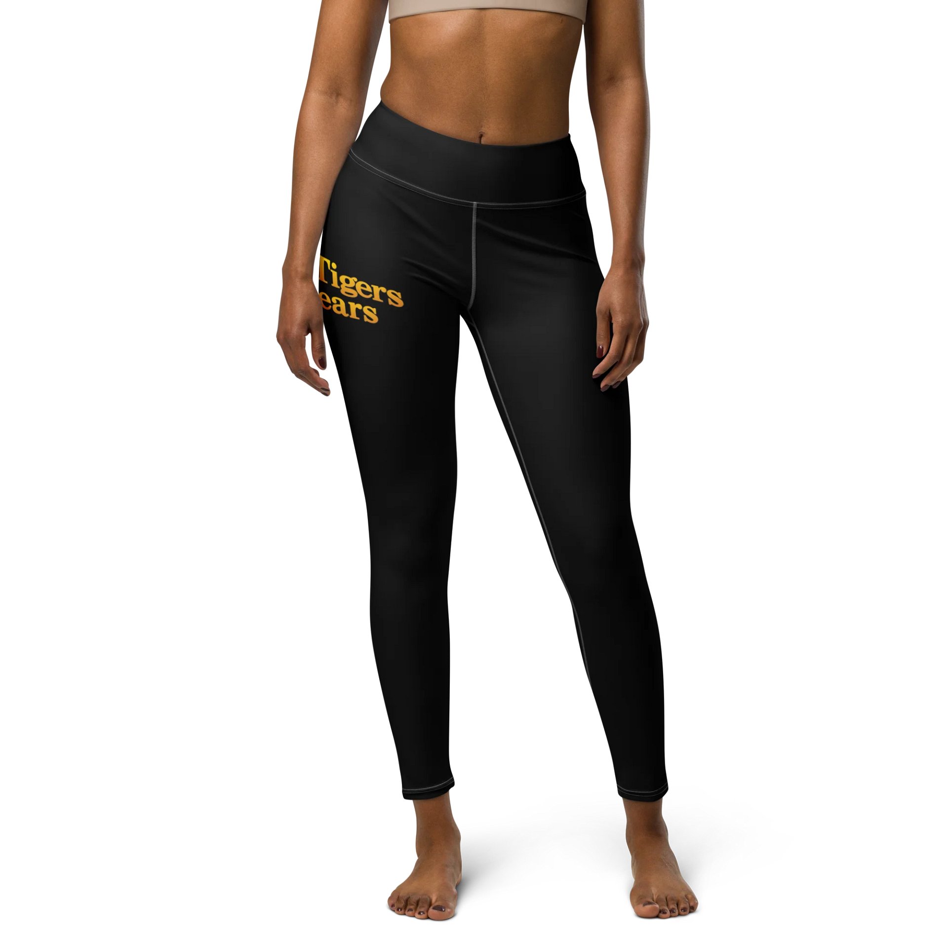 Lions Tigers & Bears Yoga Pants (Black) product image (1)
