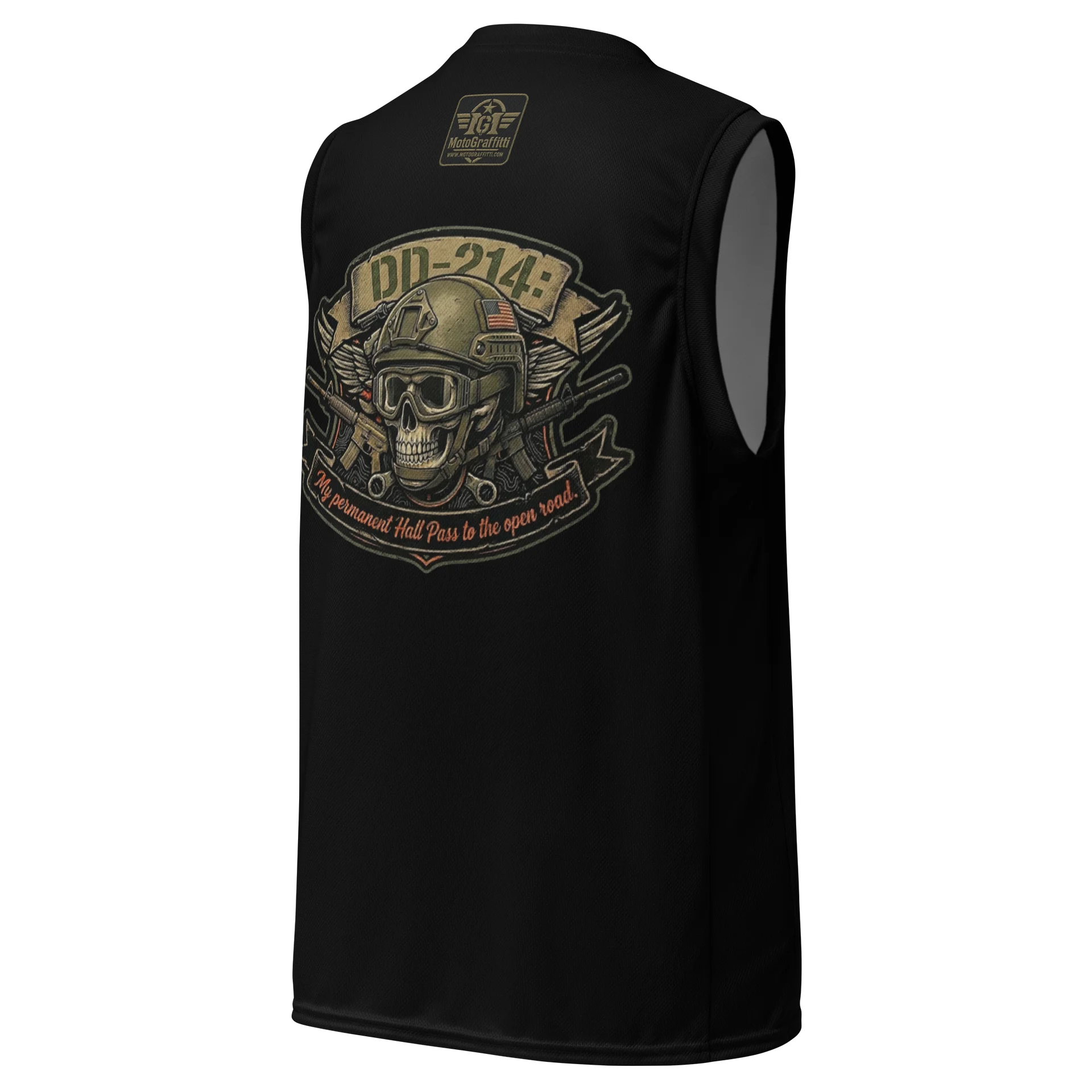 DD214 Black Sleeveless Riding Tee product image (3)