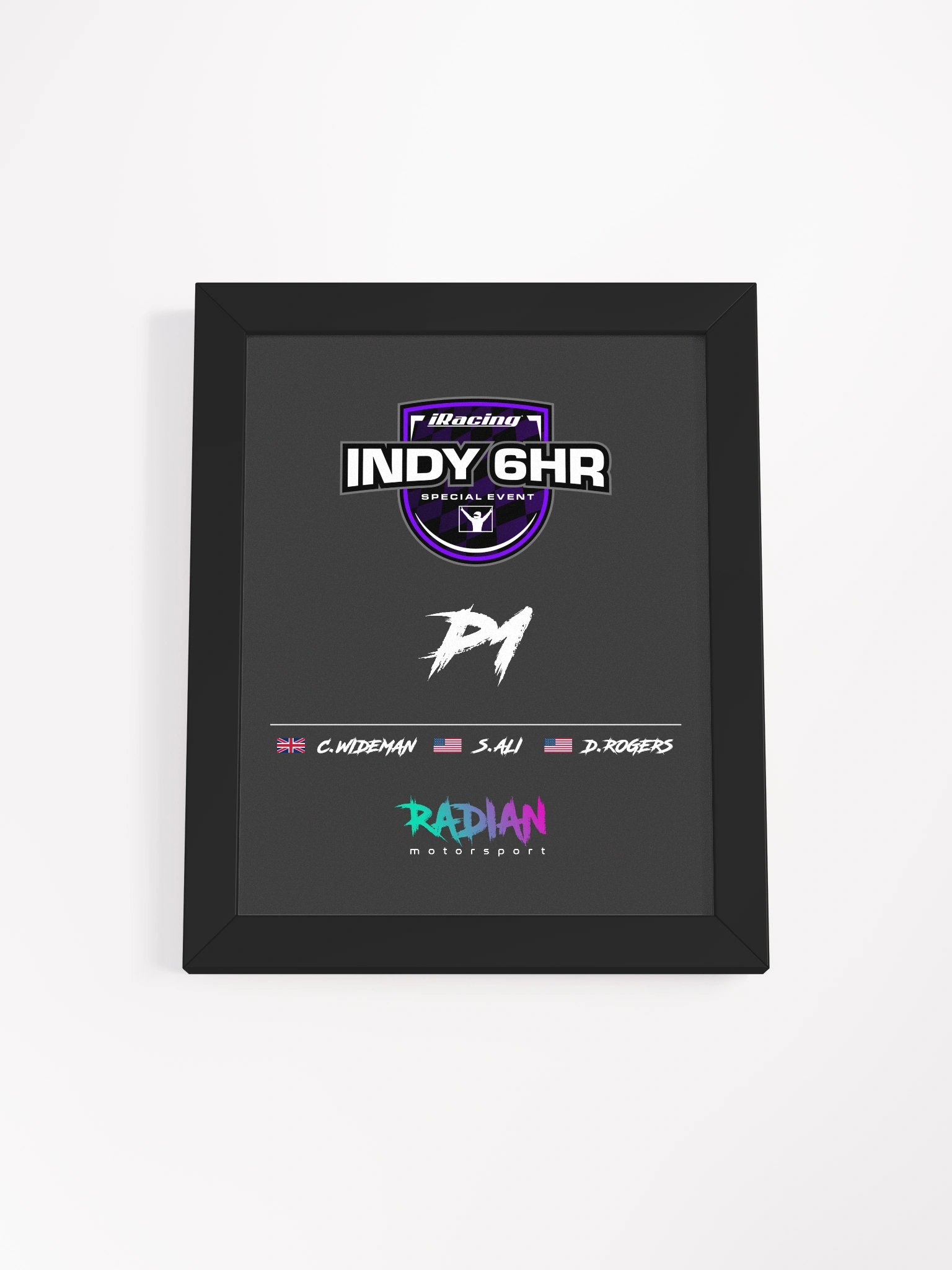 Indy 6hr Framed Poster product image (1)
