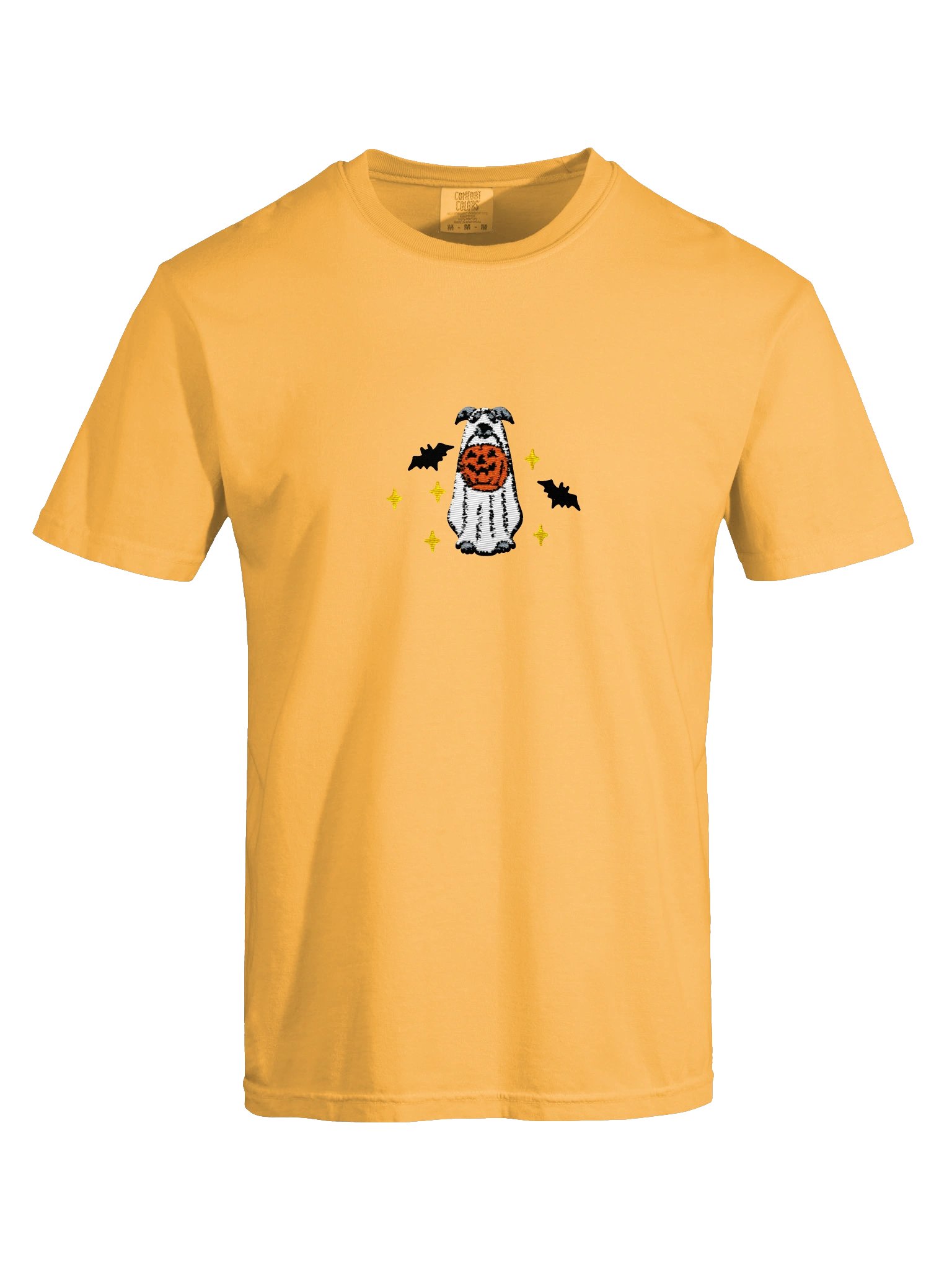 Halloween Greyhound(Blue) Embroidered T-Shirt product image (37)