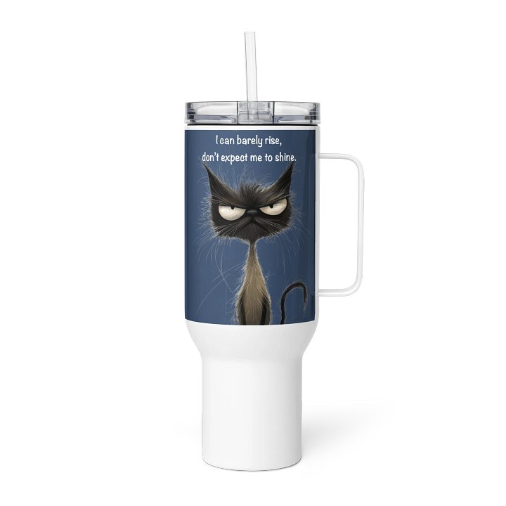 Disgruntled Kitty Travel Mug product image (2)