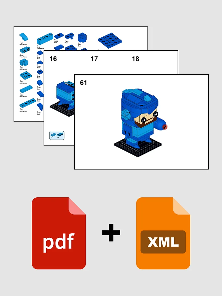 Pix Robot Man PDF and Parts List product image (2)