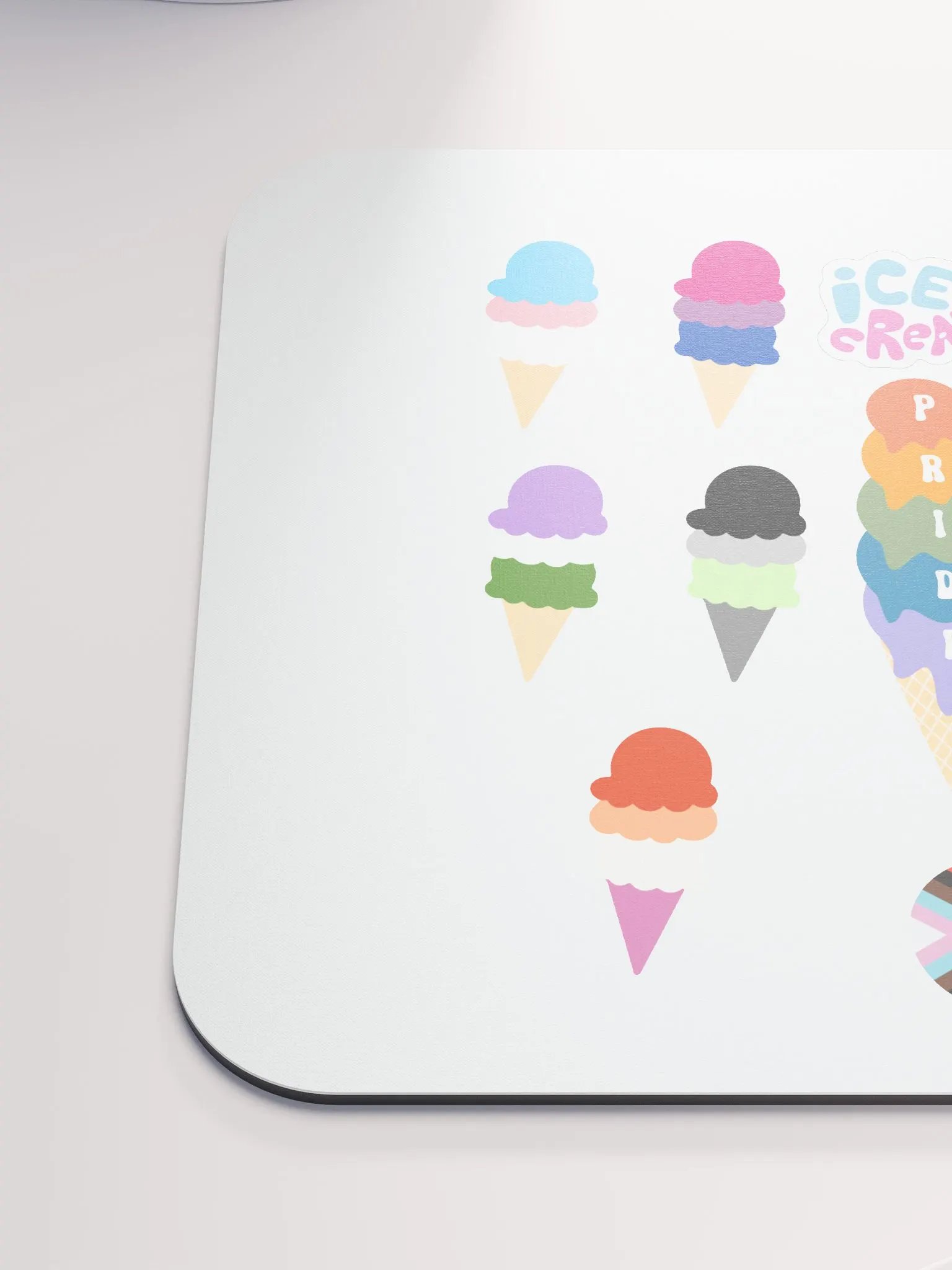 Pride Ice Cream Mouse Pad product image (6)