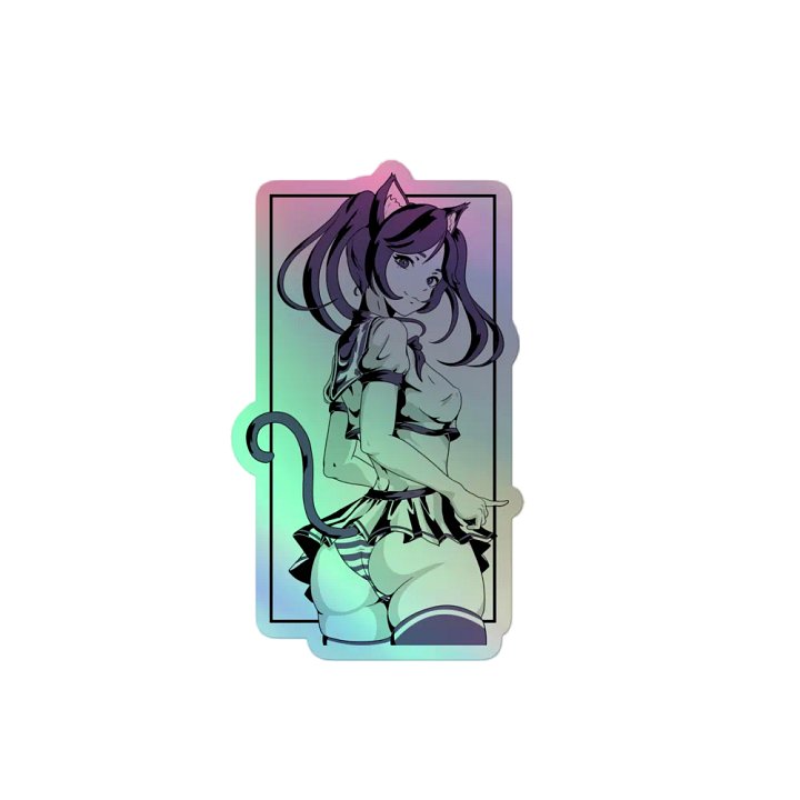 Holographic Scream Puff Sticker product image (2)