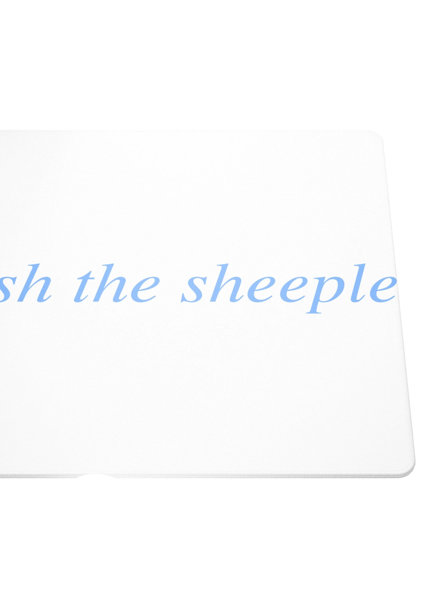 No ShopCo Gaming Mouse Pad - Light Blue on White product image (5)