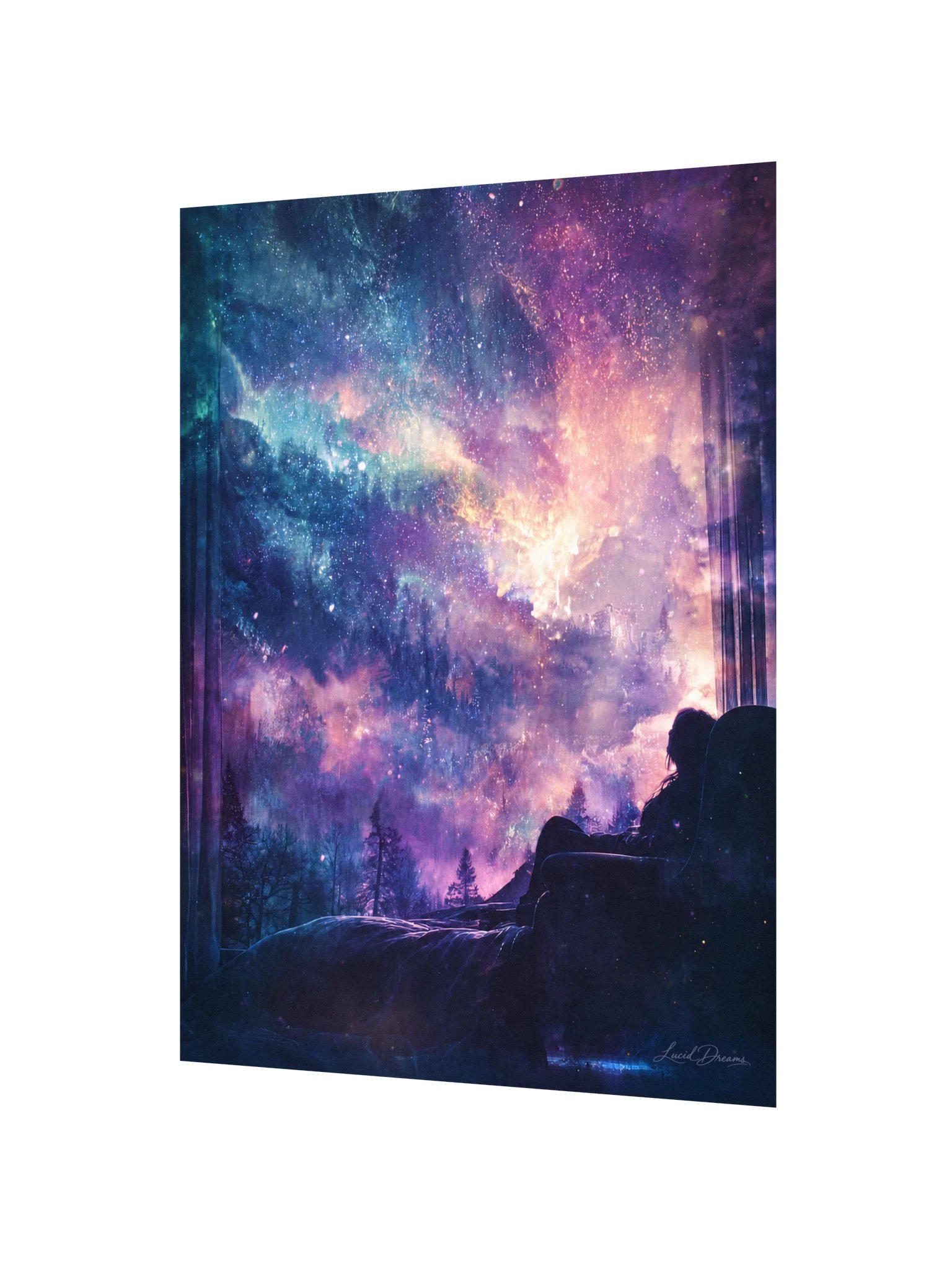 Nebula Window Art Print — Cosmic Window product image (2)