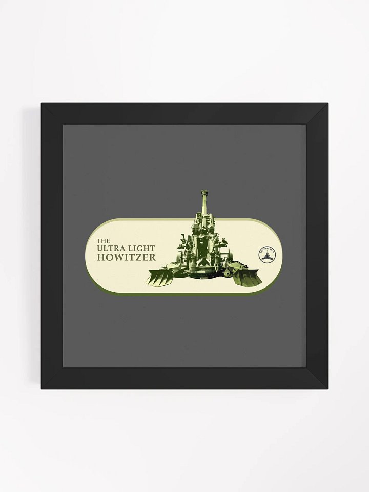 The Ultralight Howitzer (framed print) product image (3)