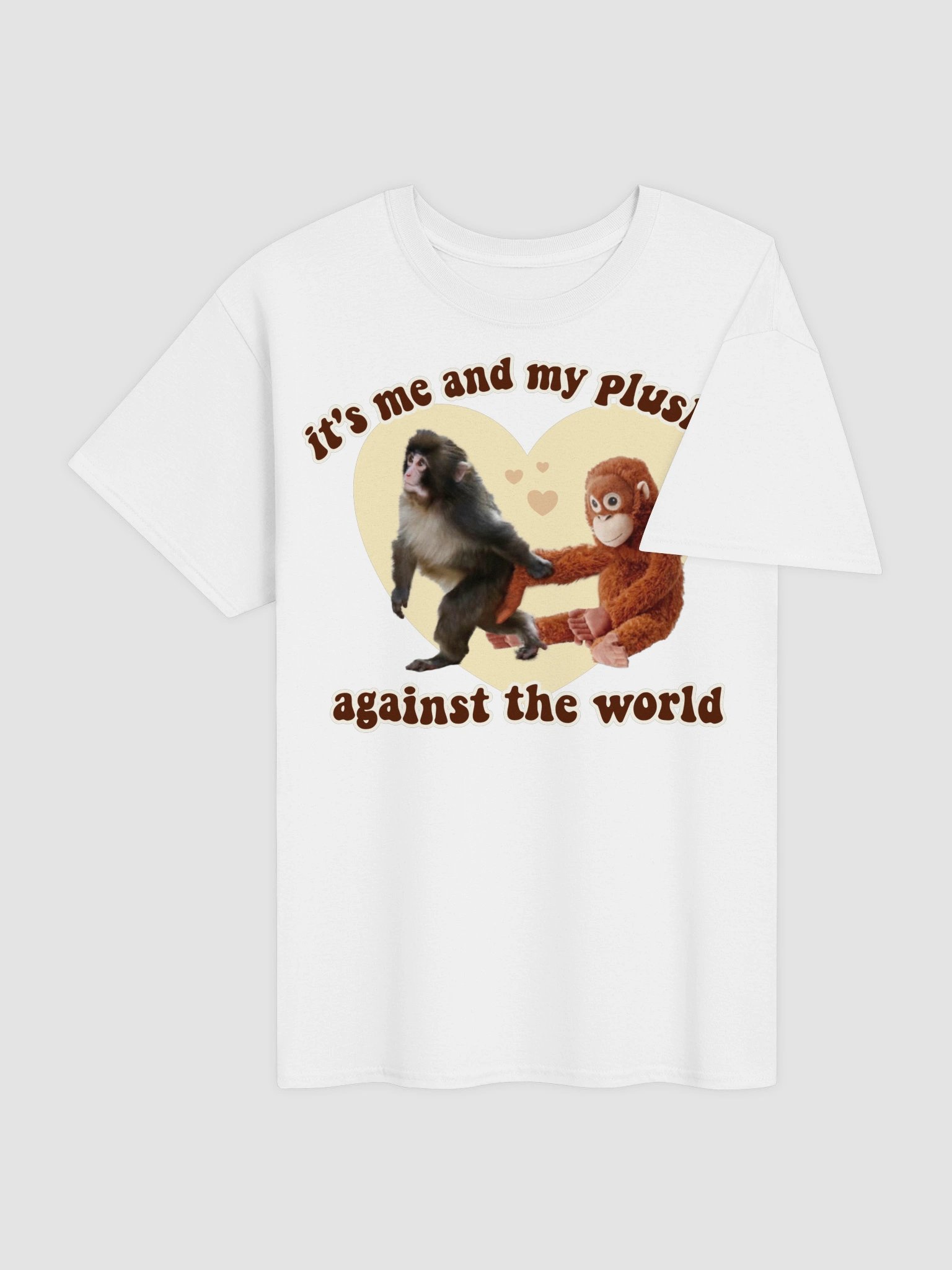Punch The Monkey Plushie T-shirt - variant 1 product image (5)