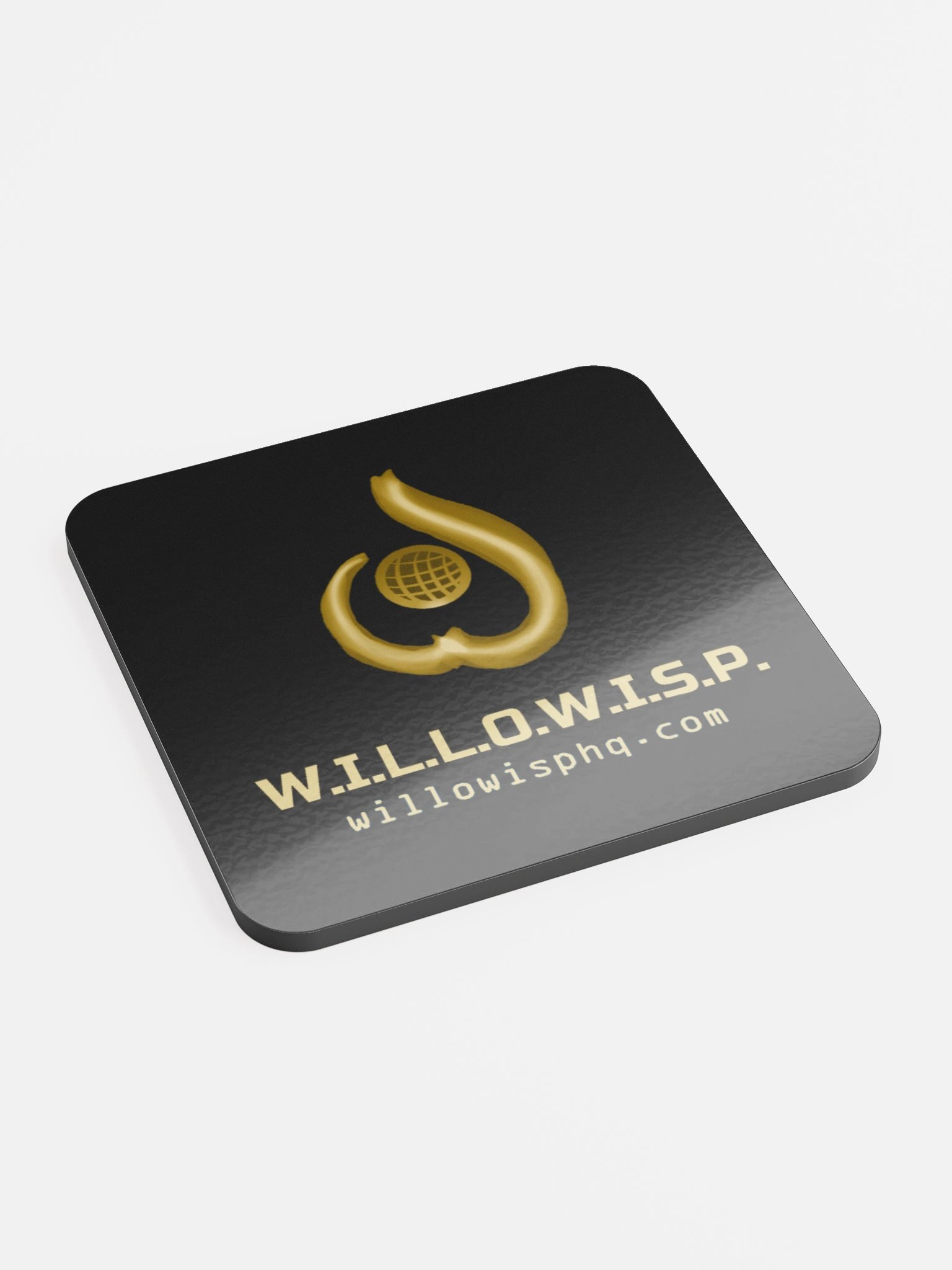 WILLOWISP Base Cork Coaster (black) product image (2)